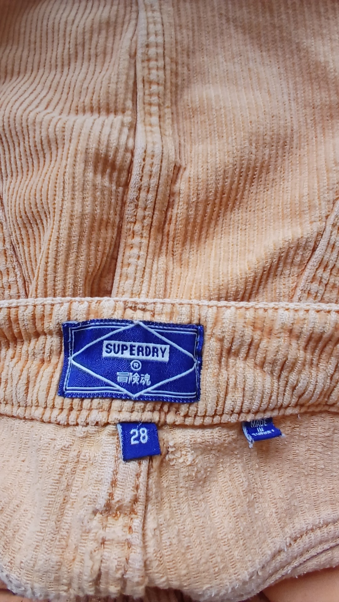 Superdry Women's Mustard Corduroy Mini Skirt 28 image 4