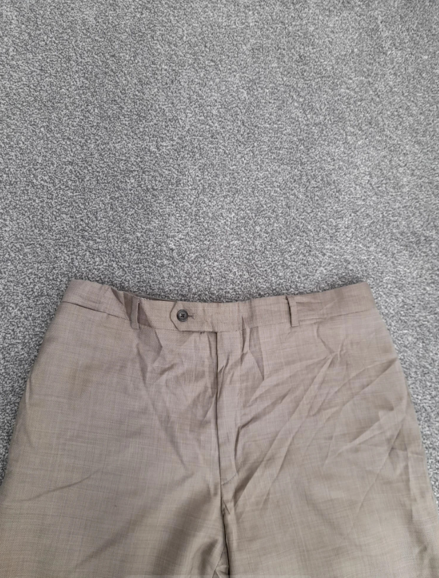 Tommy Hilfiger Beige Chino trousers with a subtle textured weave 34" image 6