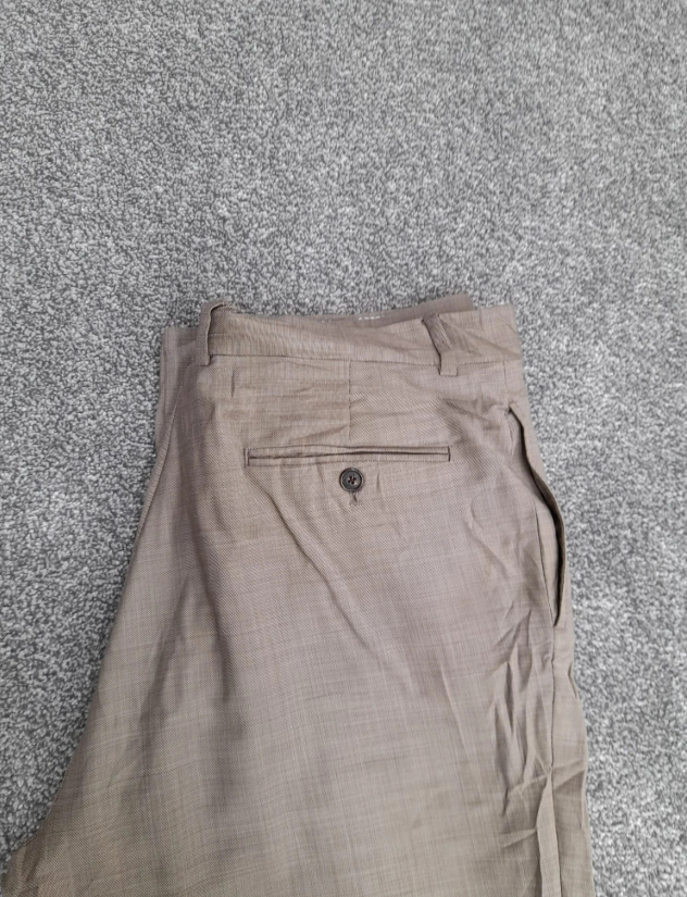Tommy Hilfiger Beige Chino trousers with a subtle textured weave 34" image 7