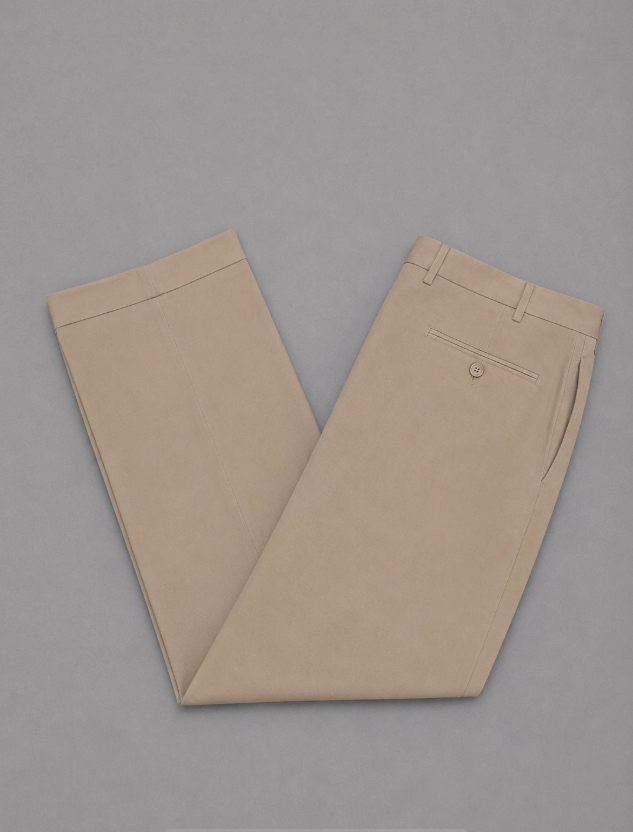 Tommy Hilfiger Beige Chino Trousers Cotton Blend 38"