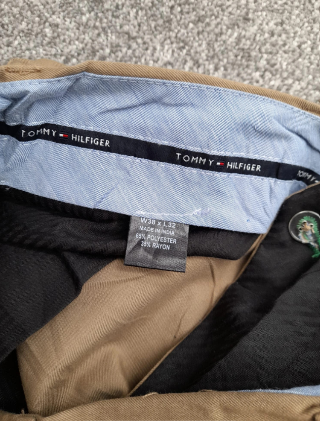 Tommy Hilfiger Beige Chino Trousers Cotton Blend 38" image 4