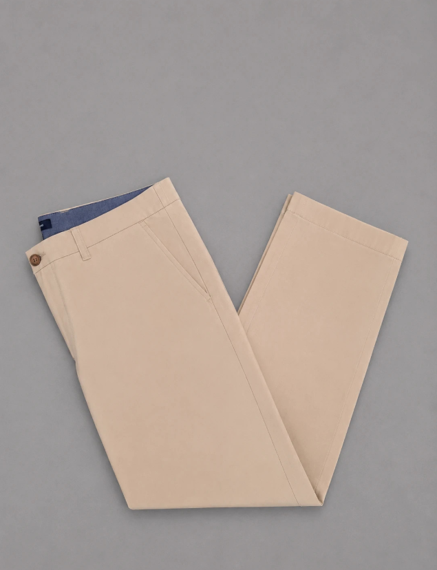 Tommy Hilfiger Men's Beige Tailored Fit Chinos 32"