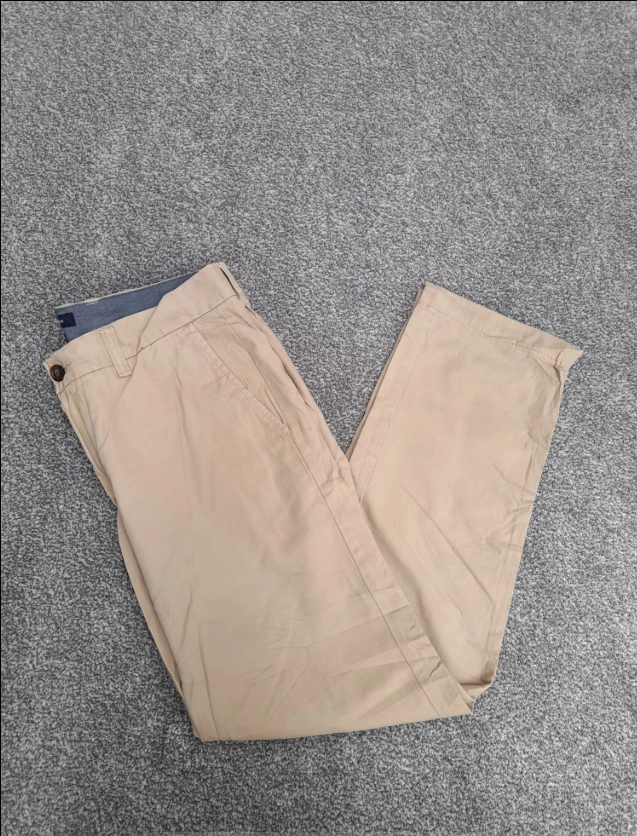 Tommy Hilfiger Men's Beige Tailored Fit Chinos 32" image 4