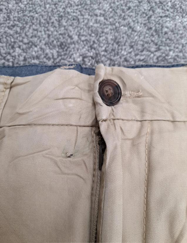Tommy Hilfiger Men's Beige Tailored Fit Chinos 32" image 7
