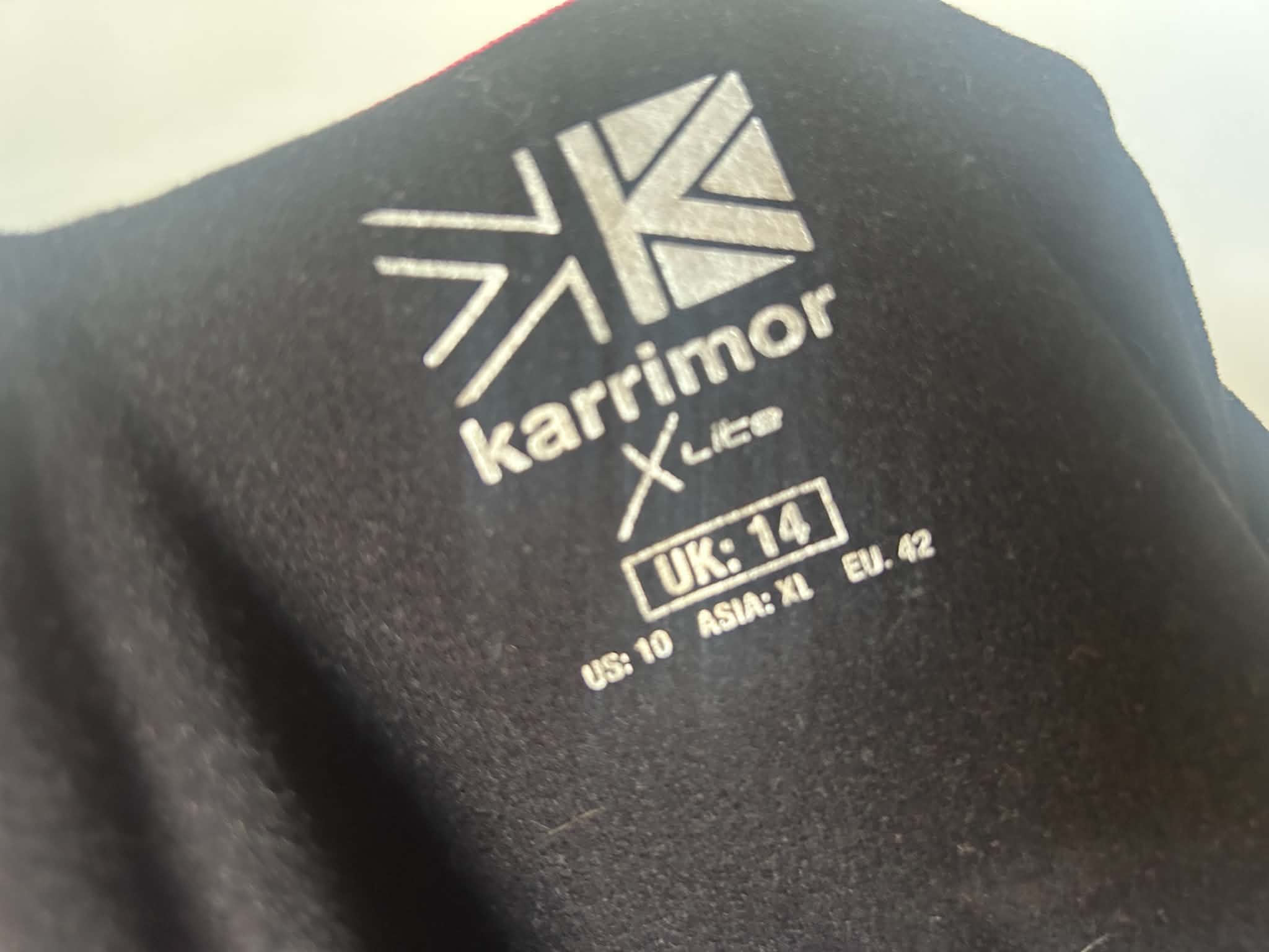 Karrimor Black X-Lite Hoodie UK 14 Lightweight Thermal baselayer great preowned condition image 2