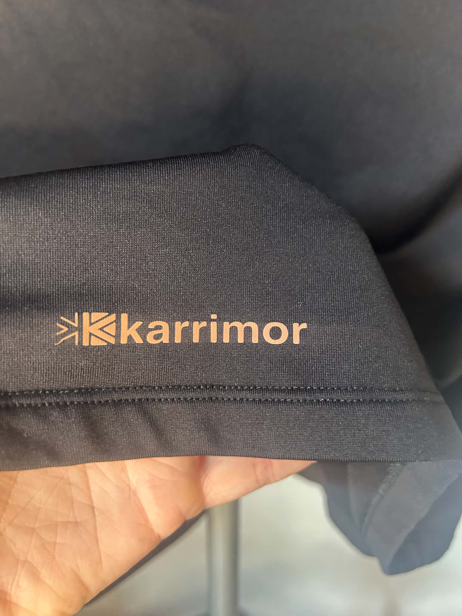 Karrimor Black X-Lite Hoodie UK 14 Lightweight Thermal baselayer great preowned condition image 3