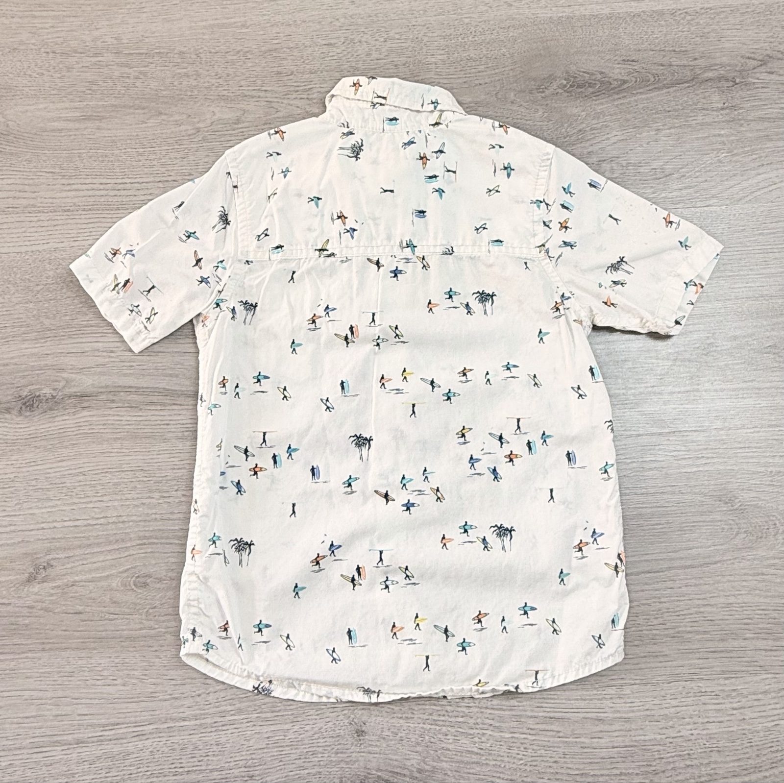 OshKosh White Boys' Surf Print Shirt Age 6 (01692) image 6