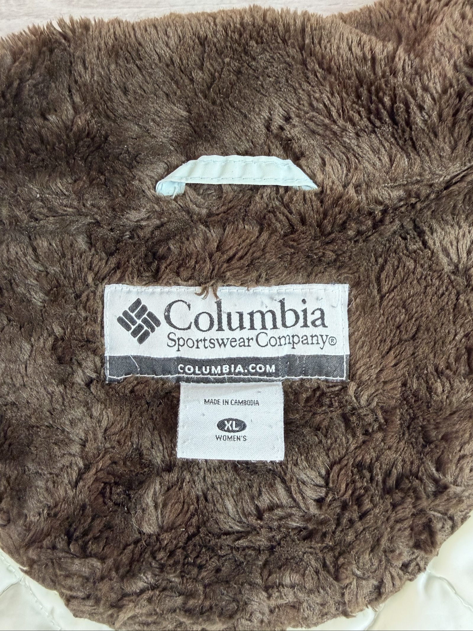 Columbia Women's light blue Jacket X Large Fleece Lined (01695) image 8