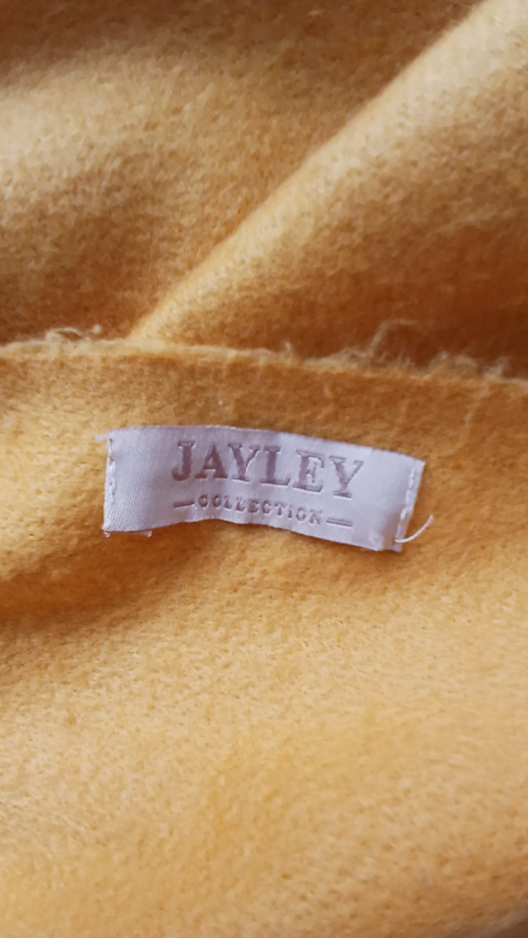Jayley Yellow Silk Cashmere Cotton Dragonfly Pashmina image 3