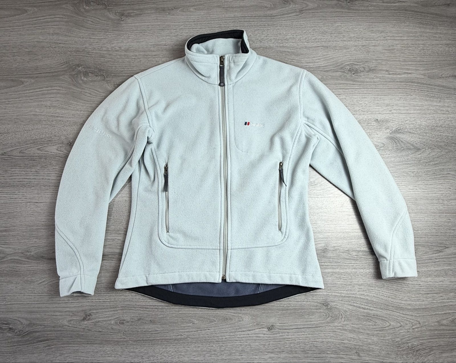 Berghaus Women's Light blue Windstopper Fleece Jacket Size 8