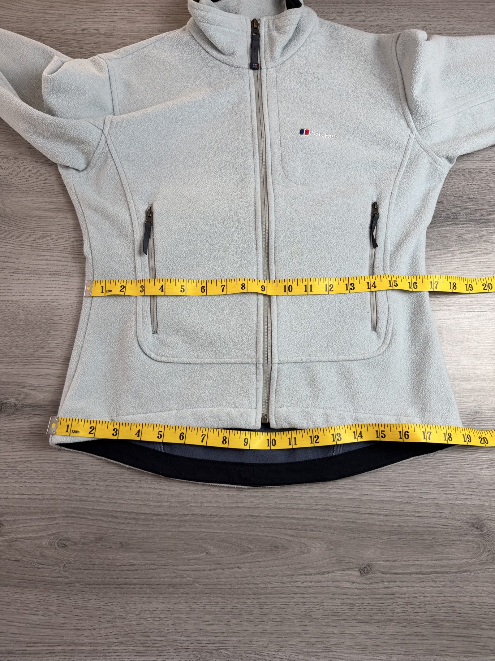 Berghaus Women's Light blue Windstopper Fleece Jacket Size 8 image 6