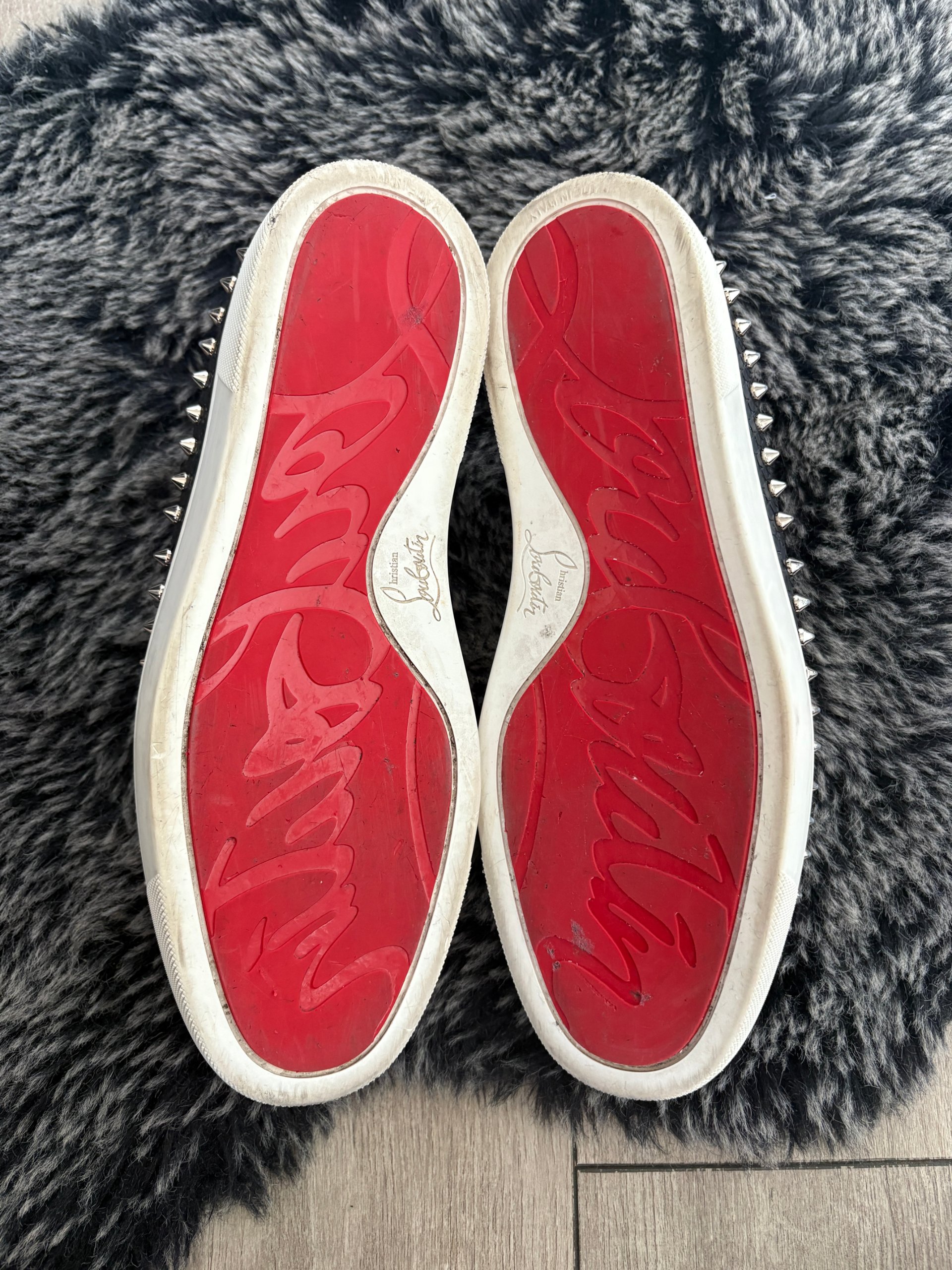 Christian Louboutin Low Roller Boat Python Size 42 image 3