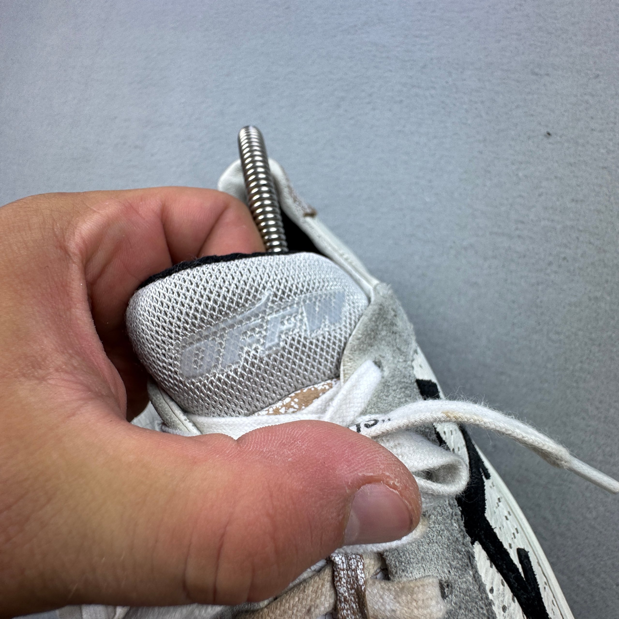 Off-White Cup Sole 3.0 White & Beige Leather Sneakers Size 43 / 27.5cm image 9