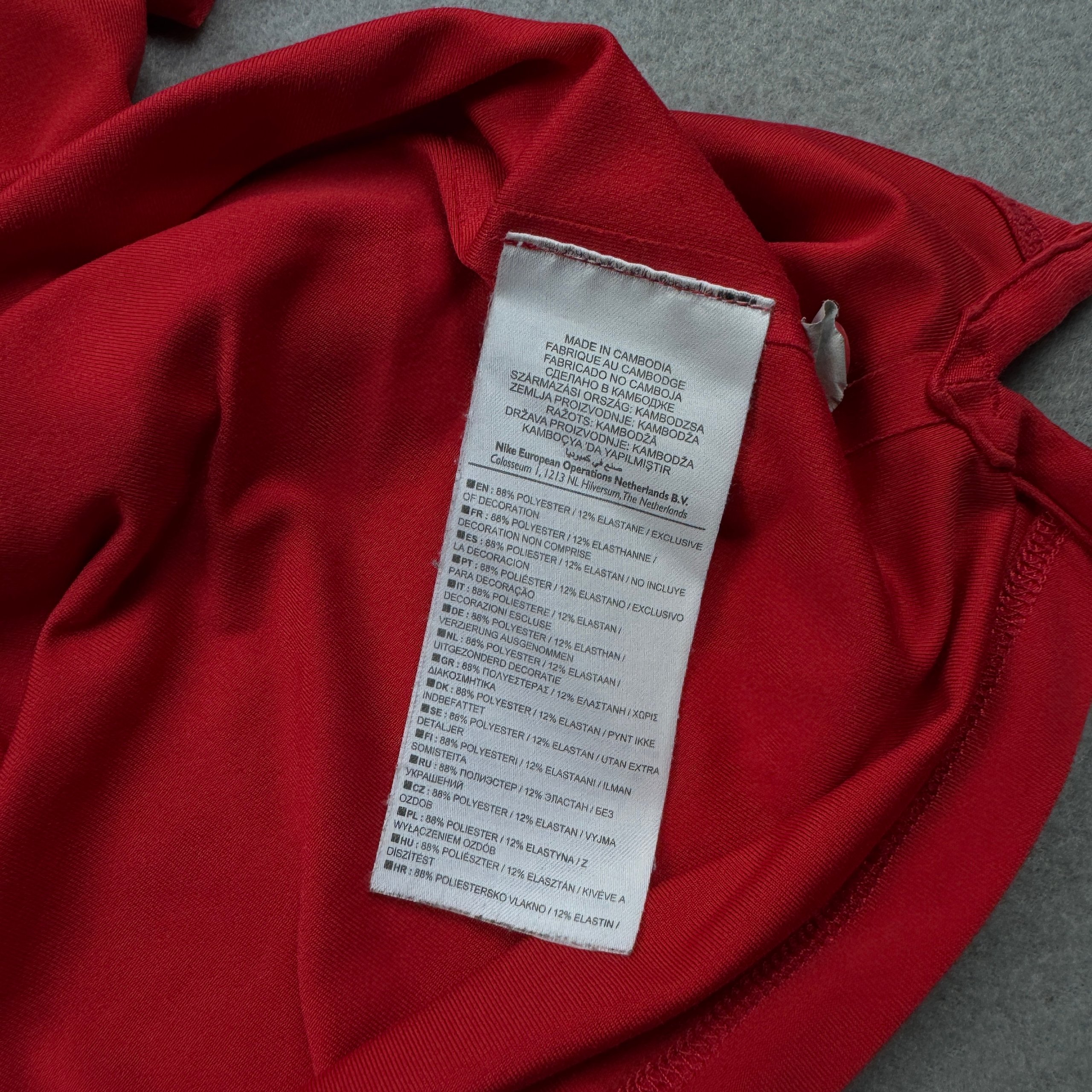 Nike 2010 RF Roger Federer ATP Red Polo Shirt RF Logo Size M / 50 image 10