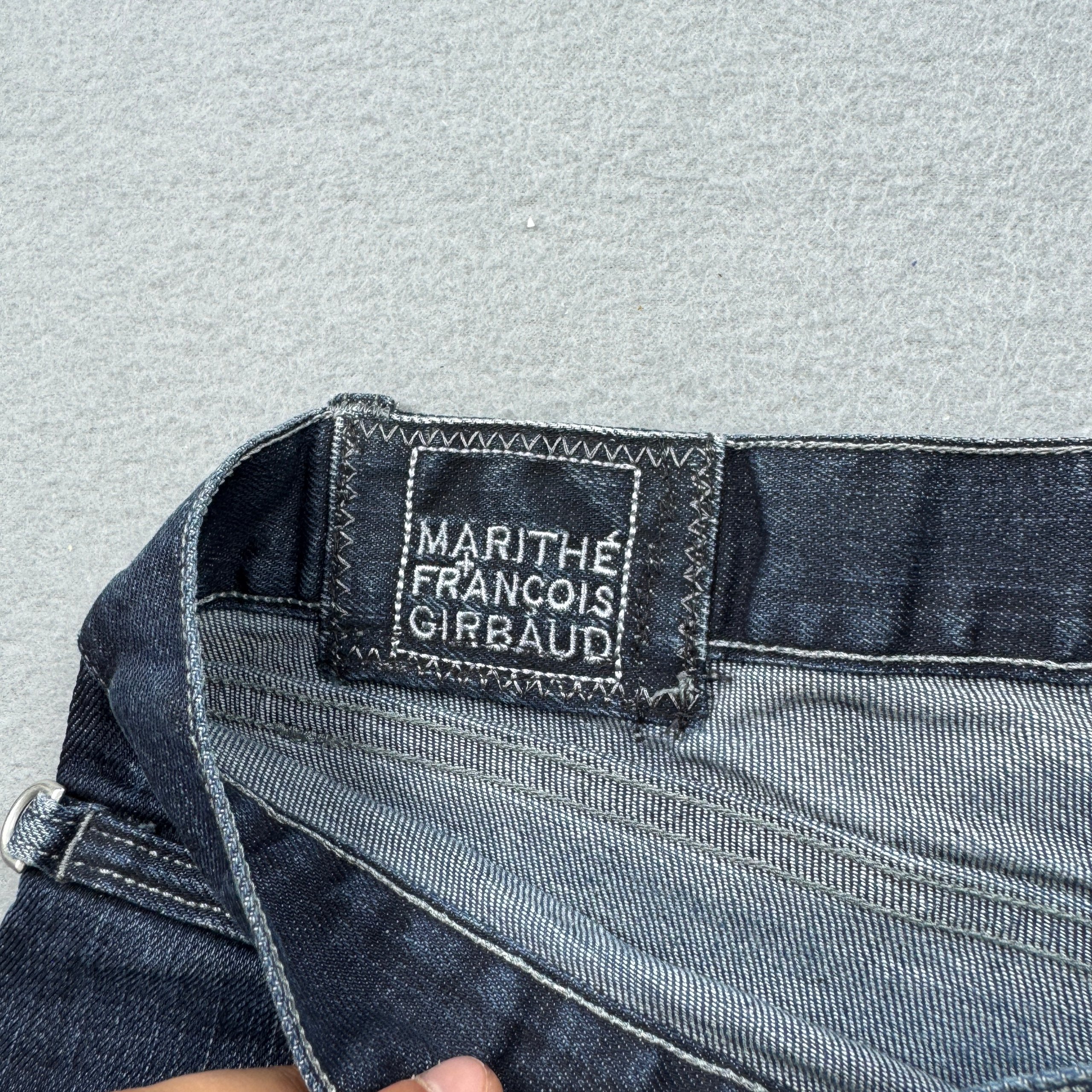 Men`s Marithe Francois Girbaud Blue Carpenter Jeans Size 33 Dark Wash image 8
