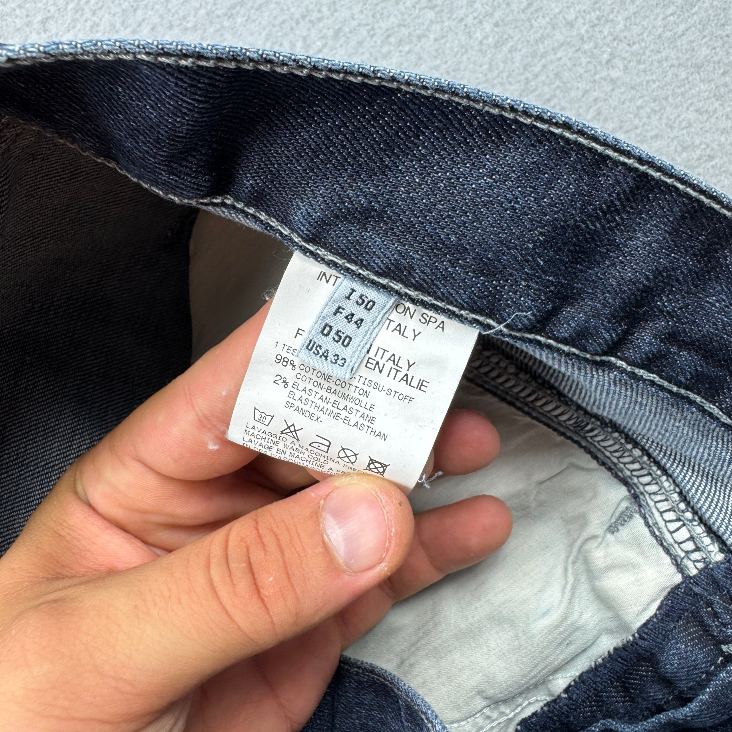 Men`s Marithe Francois Girbaud Blue Carpenter Jeans Size 33 Dark Wash image 10
