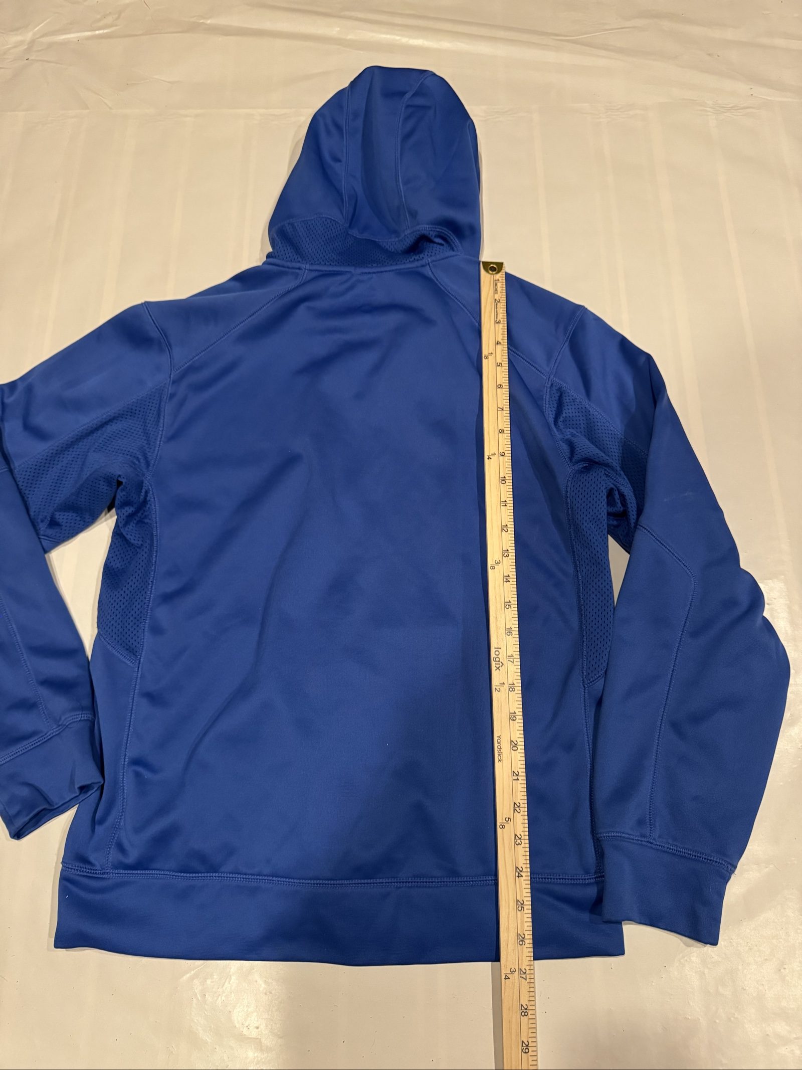 Nike Blue Full-Zip Hoodie Small Lightweight image 8