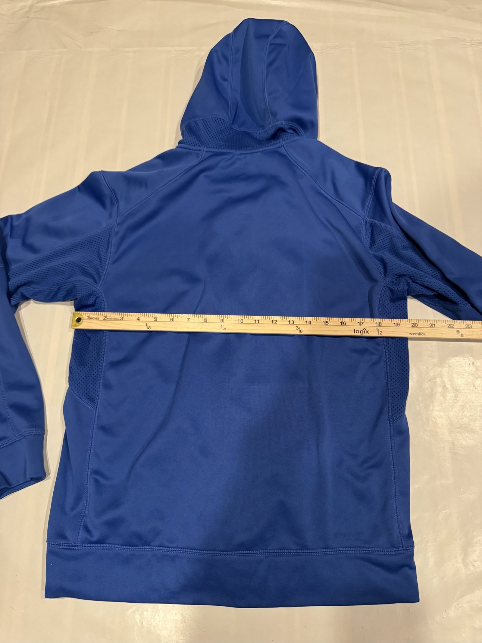 Nike Blue Full-Zip Hoodie Small Lightweight image 9