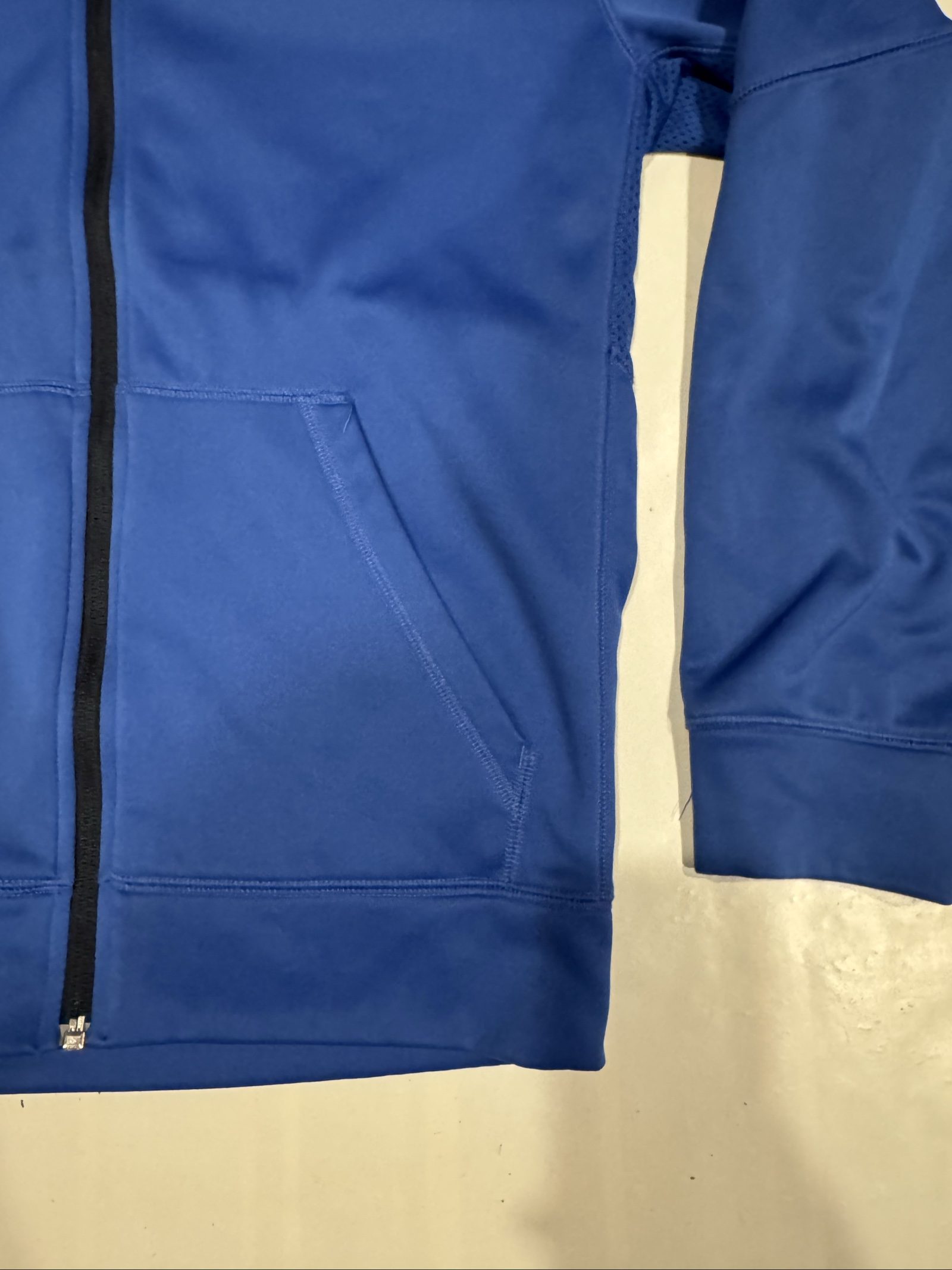 Nike Blue Full-Zip Hoodie Small Lightweight image 2