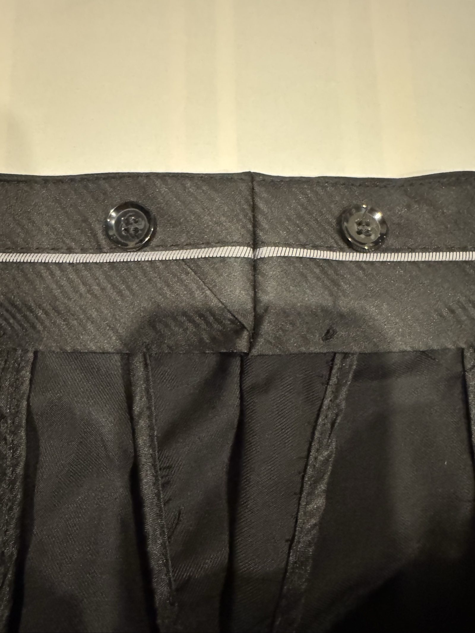 Men’s Spencer J’s slim fit tuxedo dress pants – black – size 36R image 5