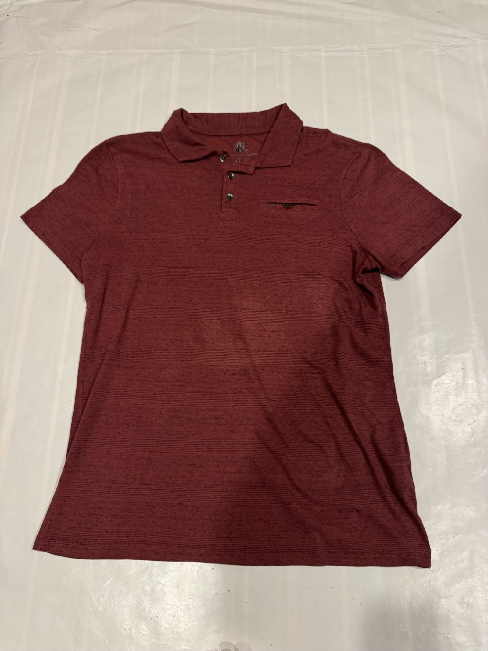 Men's Rock Republic Polo - Burgundy - Medium