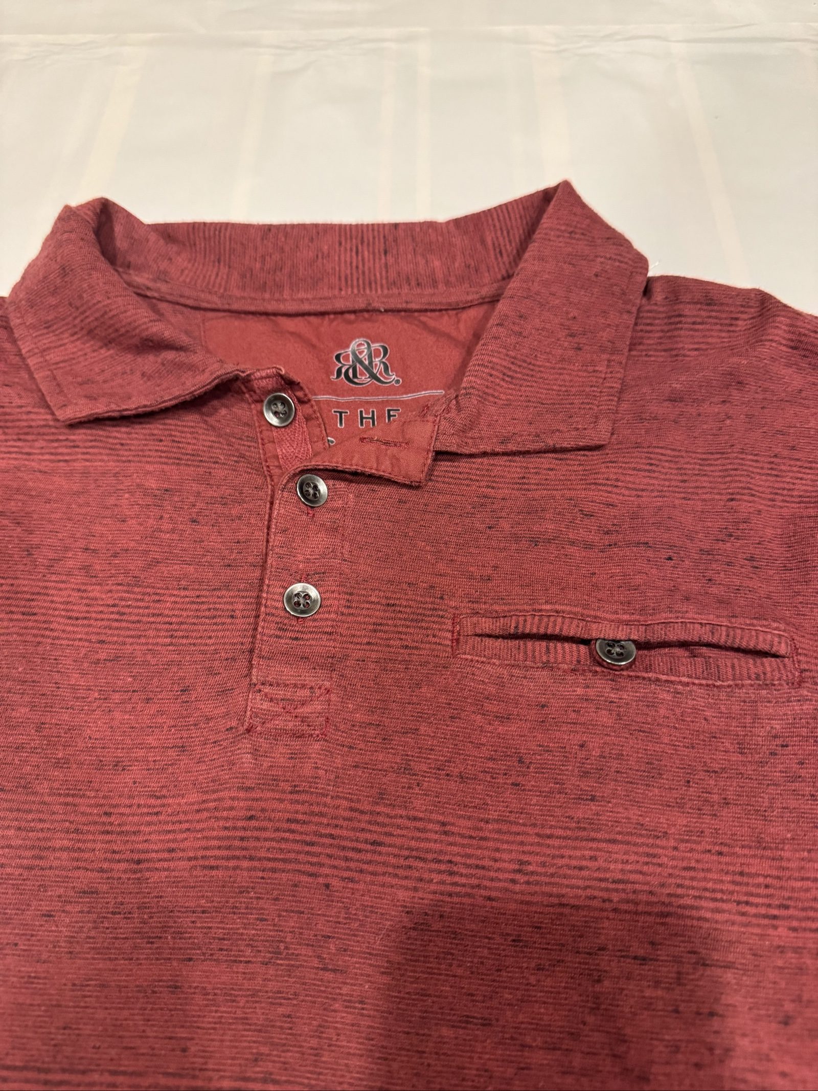 Men's Rock Republic Polo - Burgundy - Medium image 2