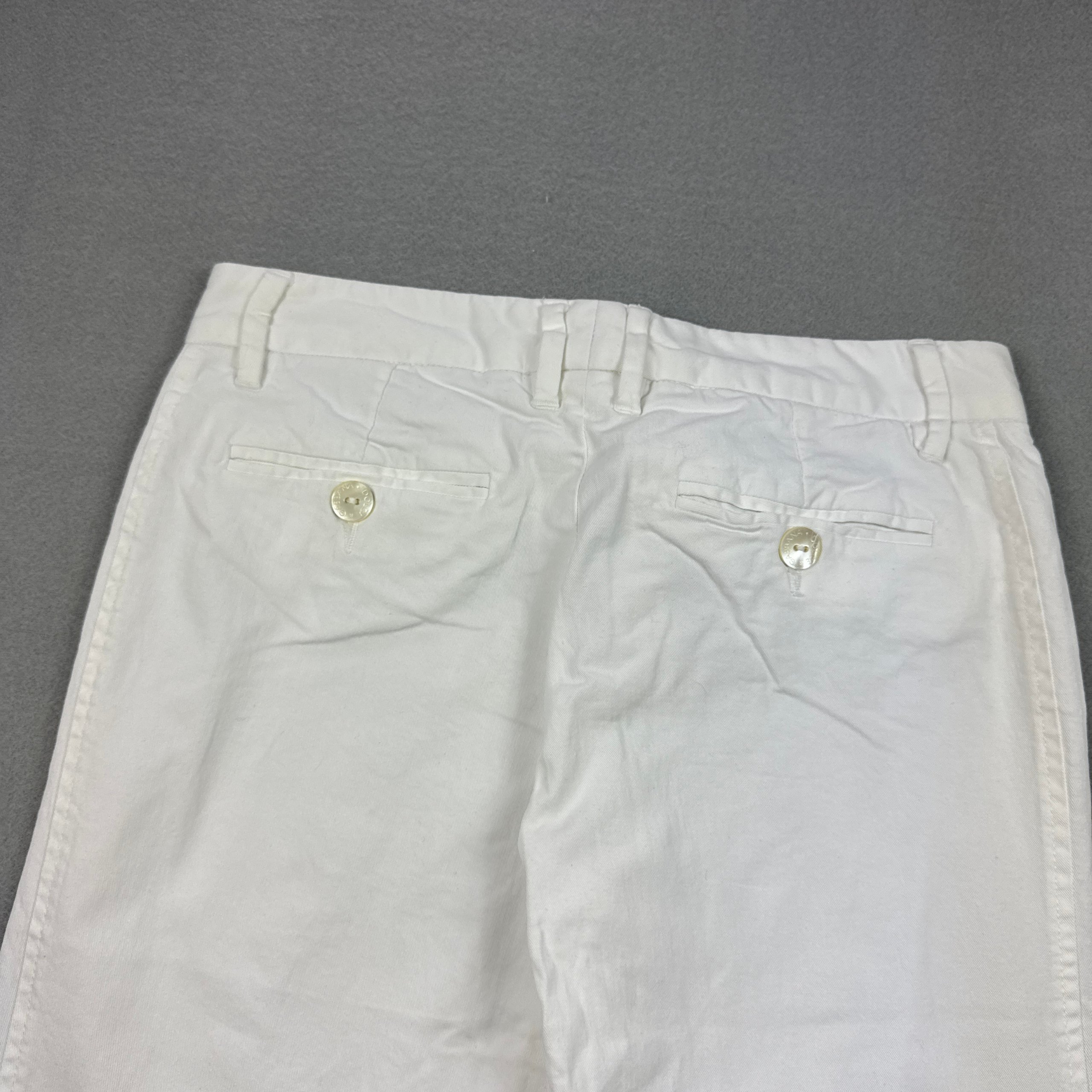 Women`s Dolce & Gabbana White Cotton Chino Trousers Size 38 / S image 10