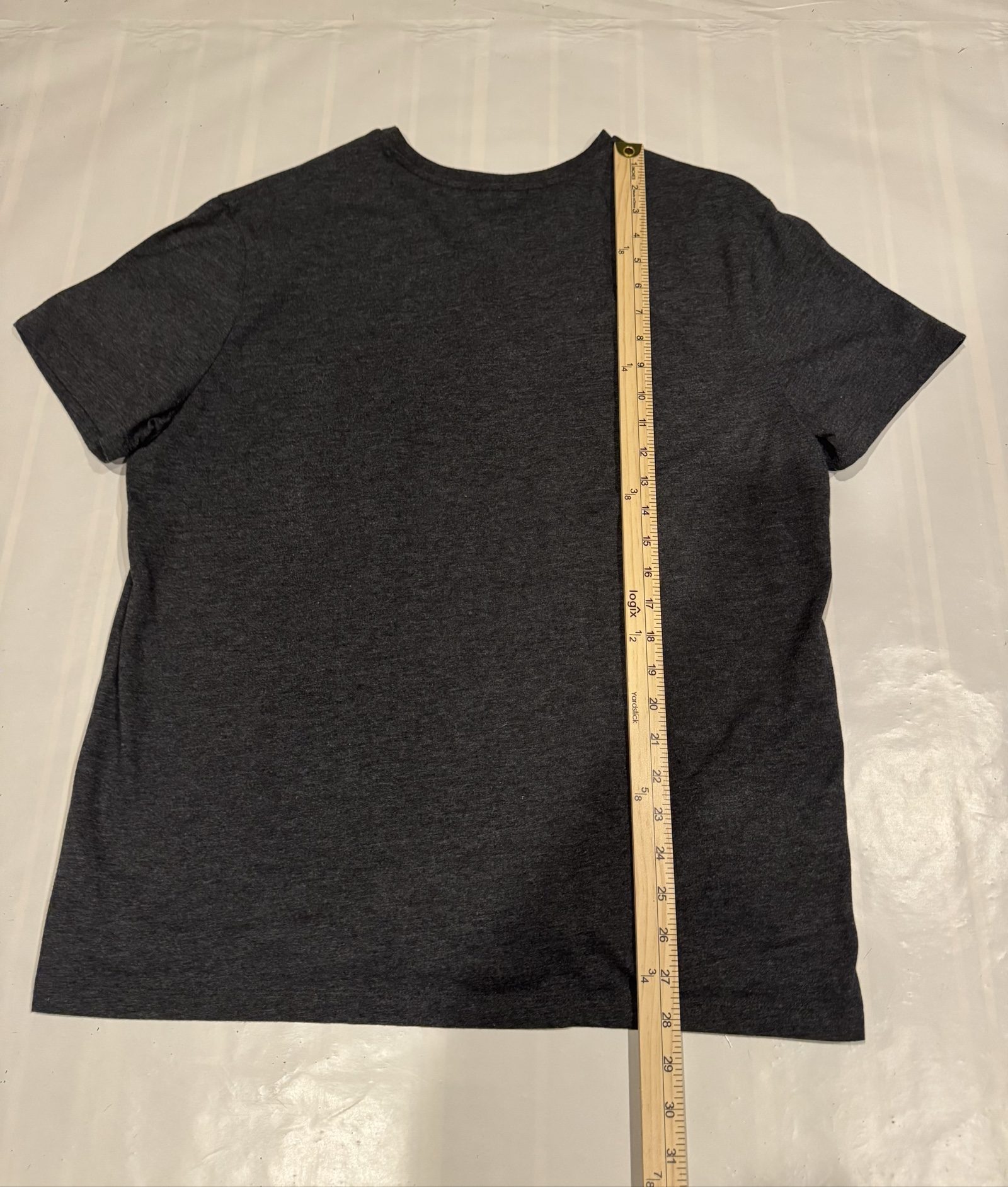 Men’s Goodfellow & Co V-Neck Shirt - Charcoal Gray - XL image 6