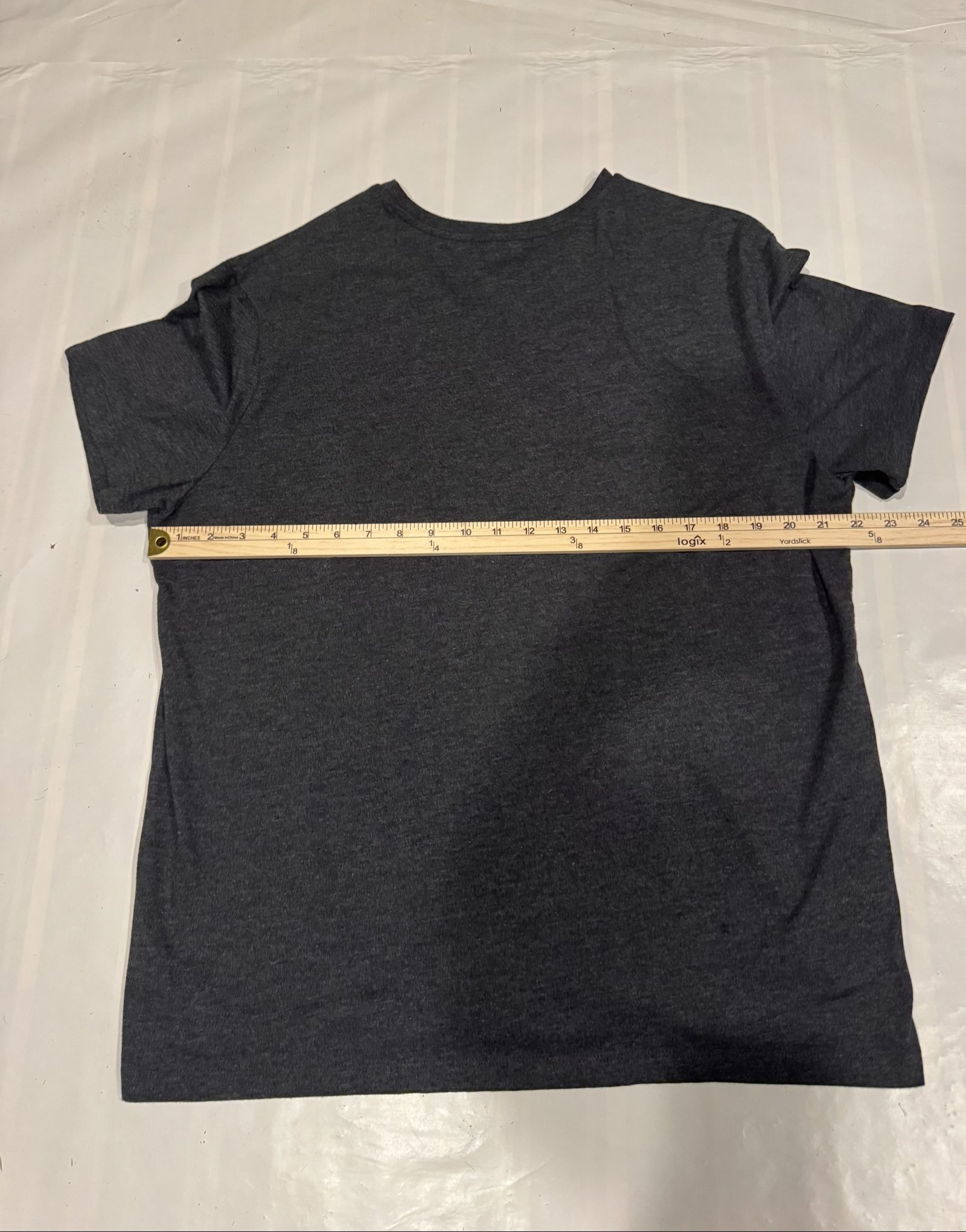 Men’s Goodfellow & Co V-Neck Shirt - Charcoal Gray - XL image 7