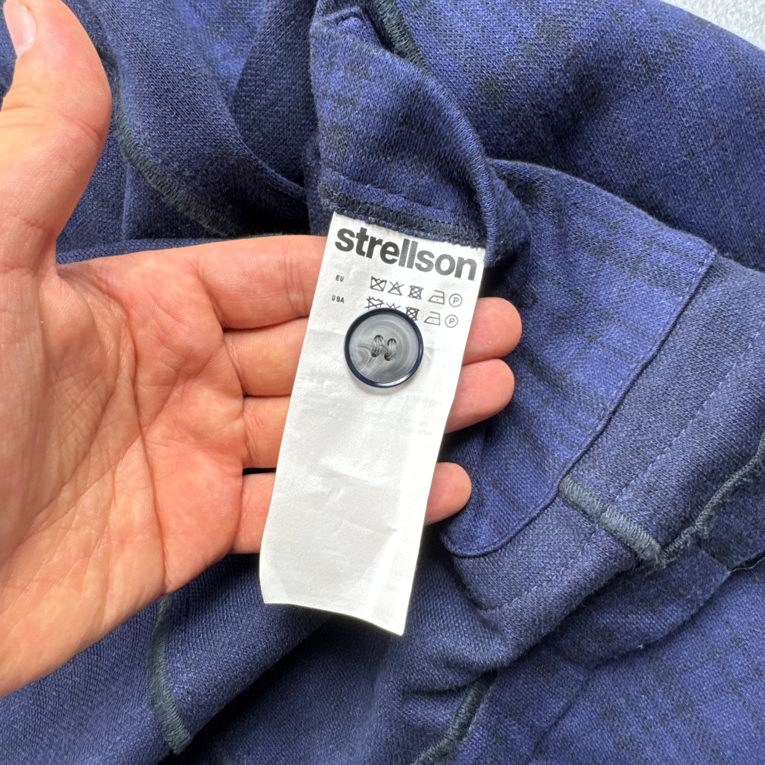 Men`s Strellson Navy & Black Checked Slim Fit Blazer Size 50 / M image 9