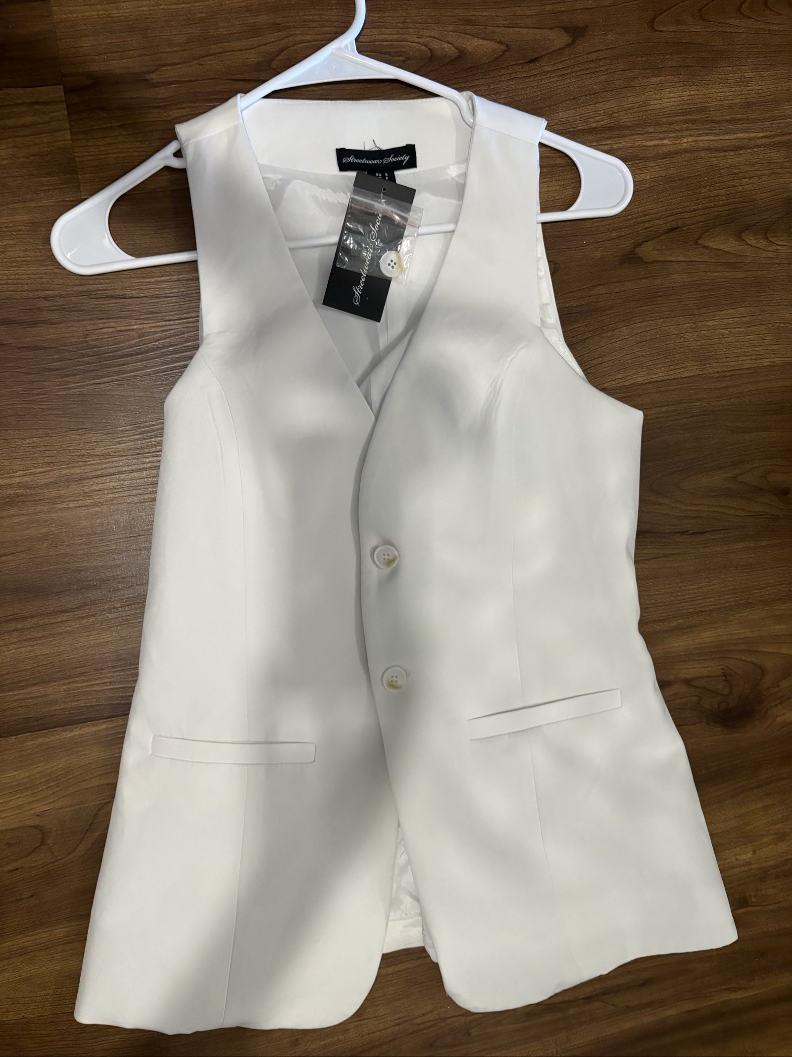 Women's Sleeveless Blazer Vest image 2