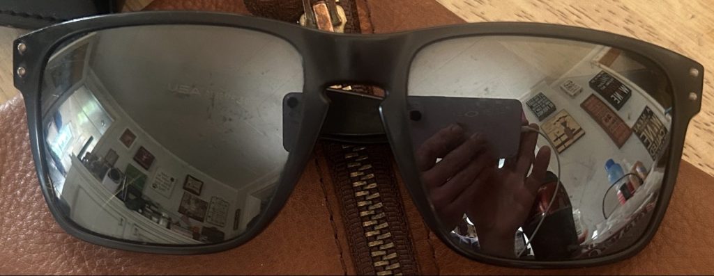 Oakley Black Holbrook Polarized Sunglasses 59mm USA Assembled