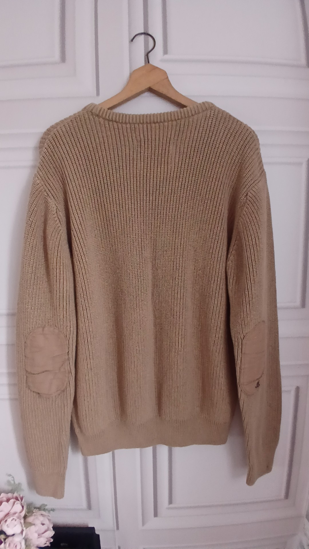 Quba & Co Beige Nautical Heritage 100% Cotton Knit Sweater Large image 4