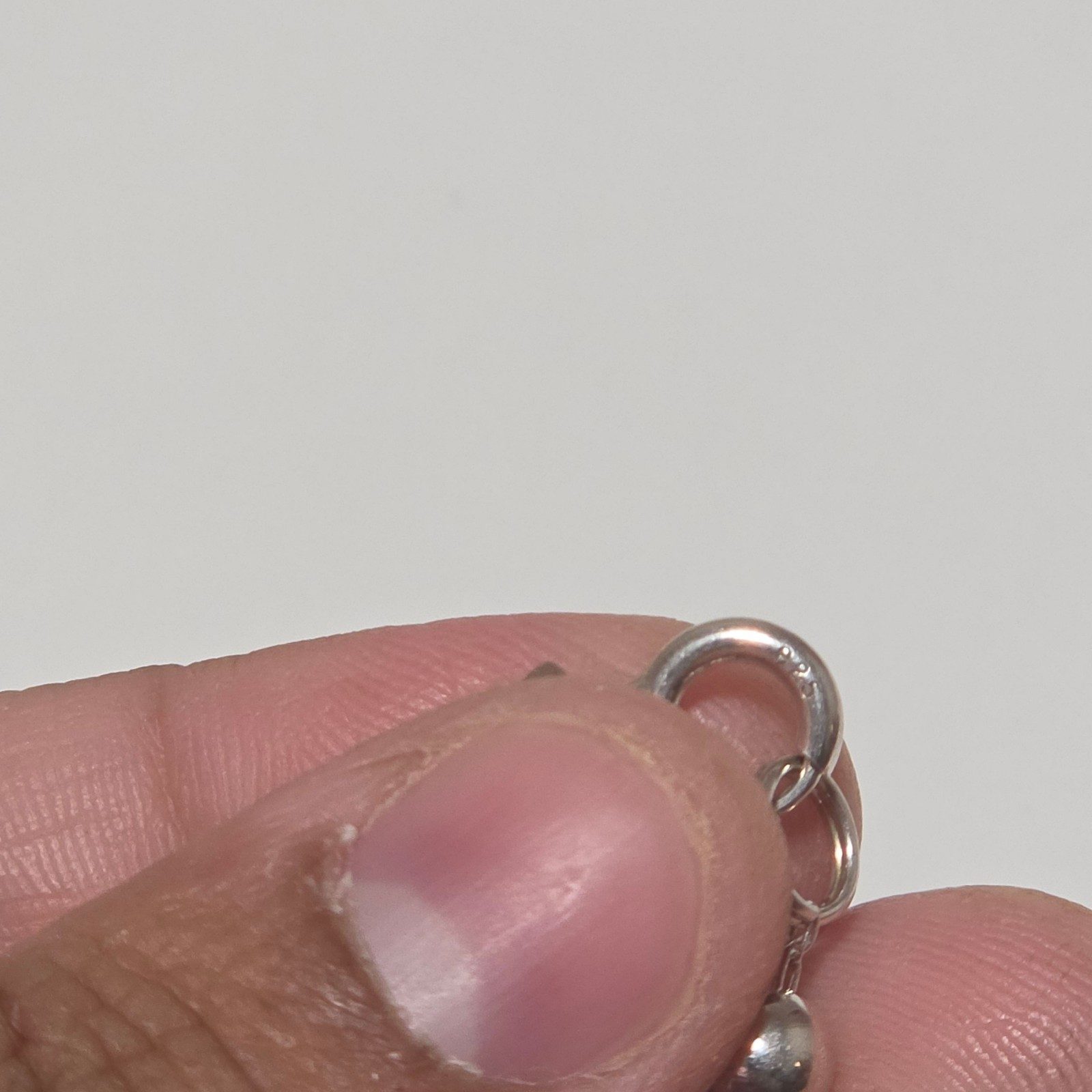 925 Silver Bead Necklace .b6 image 4