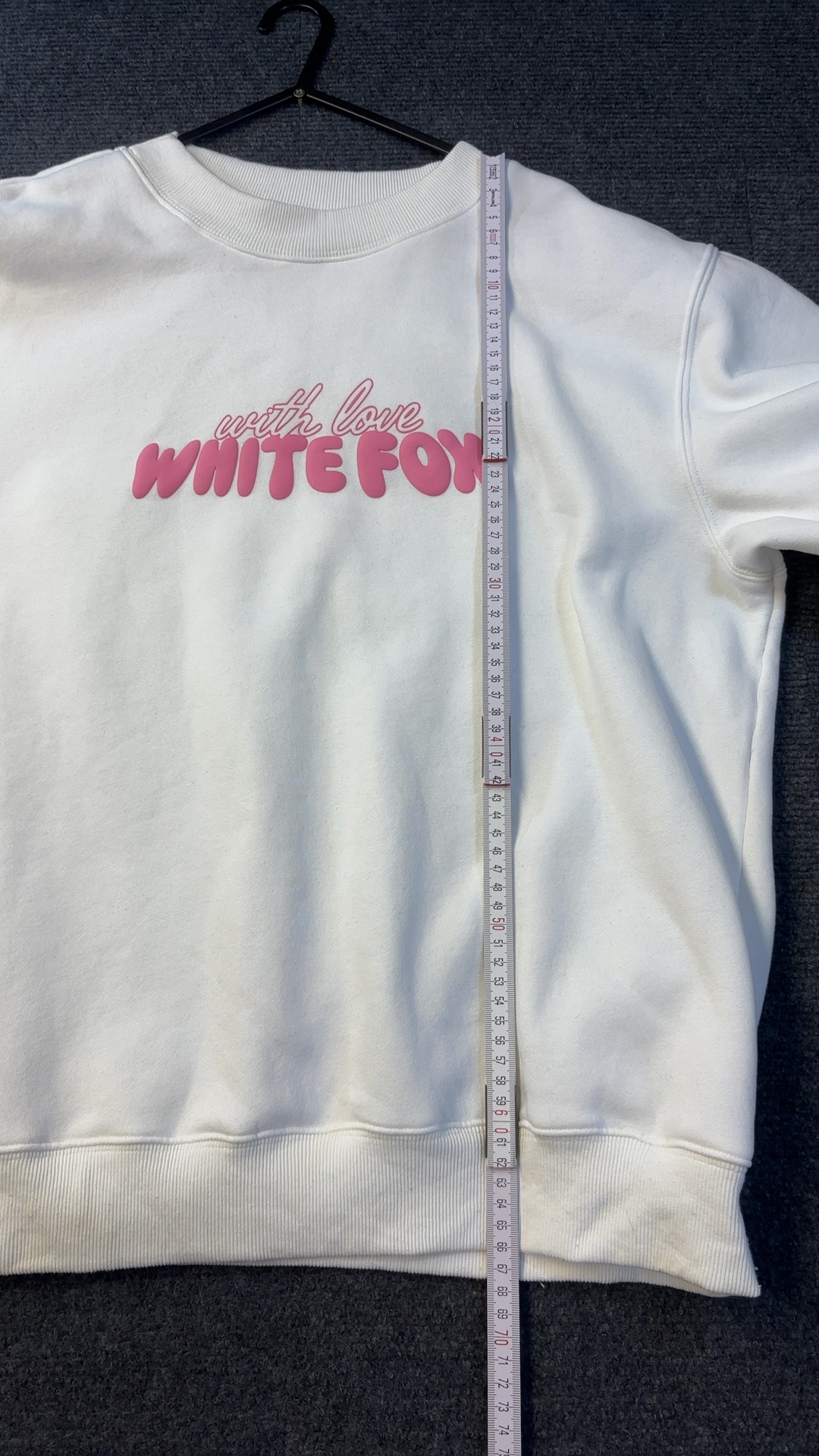 White Fox Women's White & Pink Limited Edition Sweatshirt Small image 4