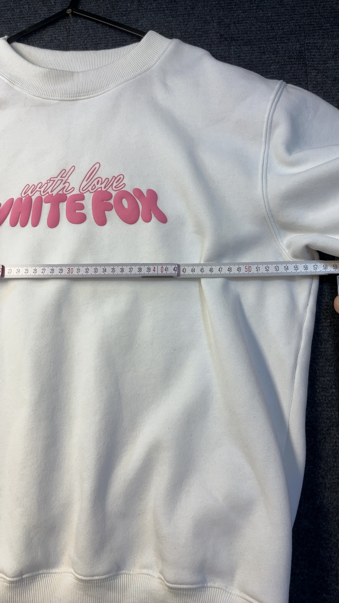White Fox Women's White & Pink Limited Edition Sweatshirt Small image 5
