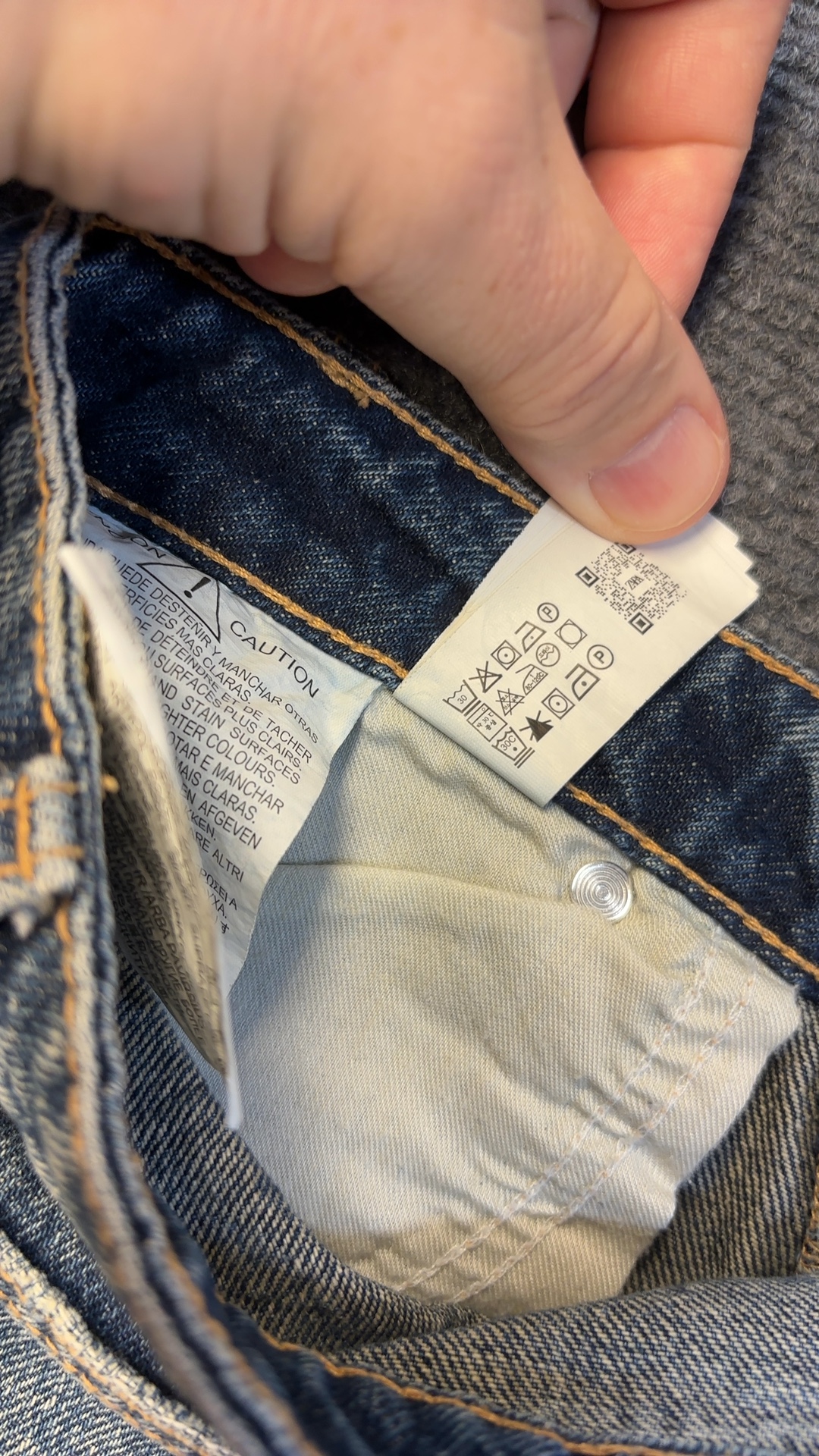 Zara Blue Denim Mini Skirt Small 30 in Waist excellent condition image 5