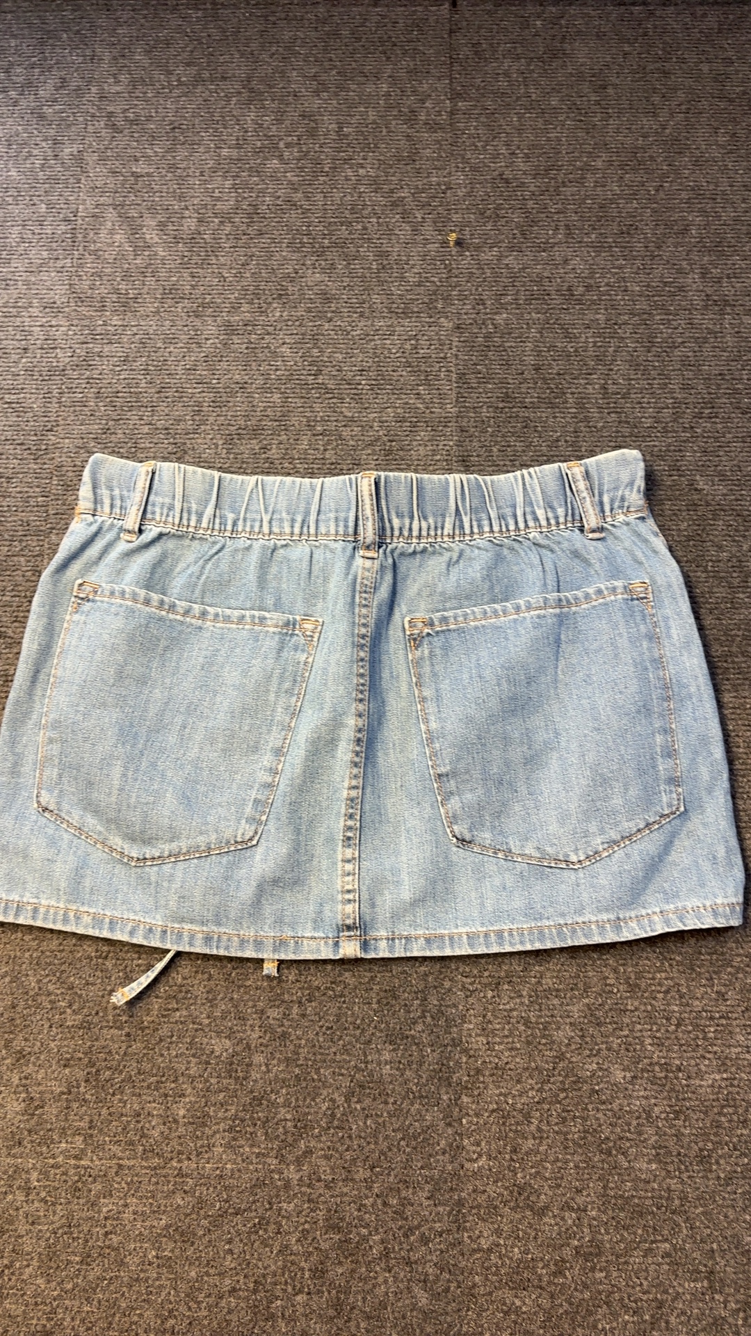 Zara Light Blue Denim Skirt Medium 28 Relaxed Fit excellent condition image 2