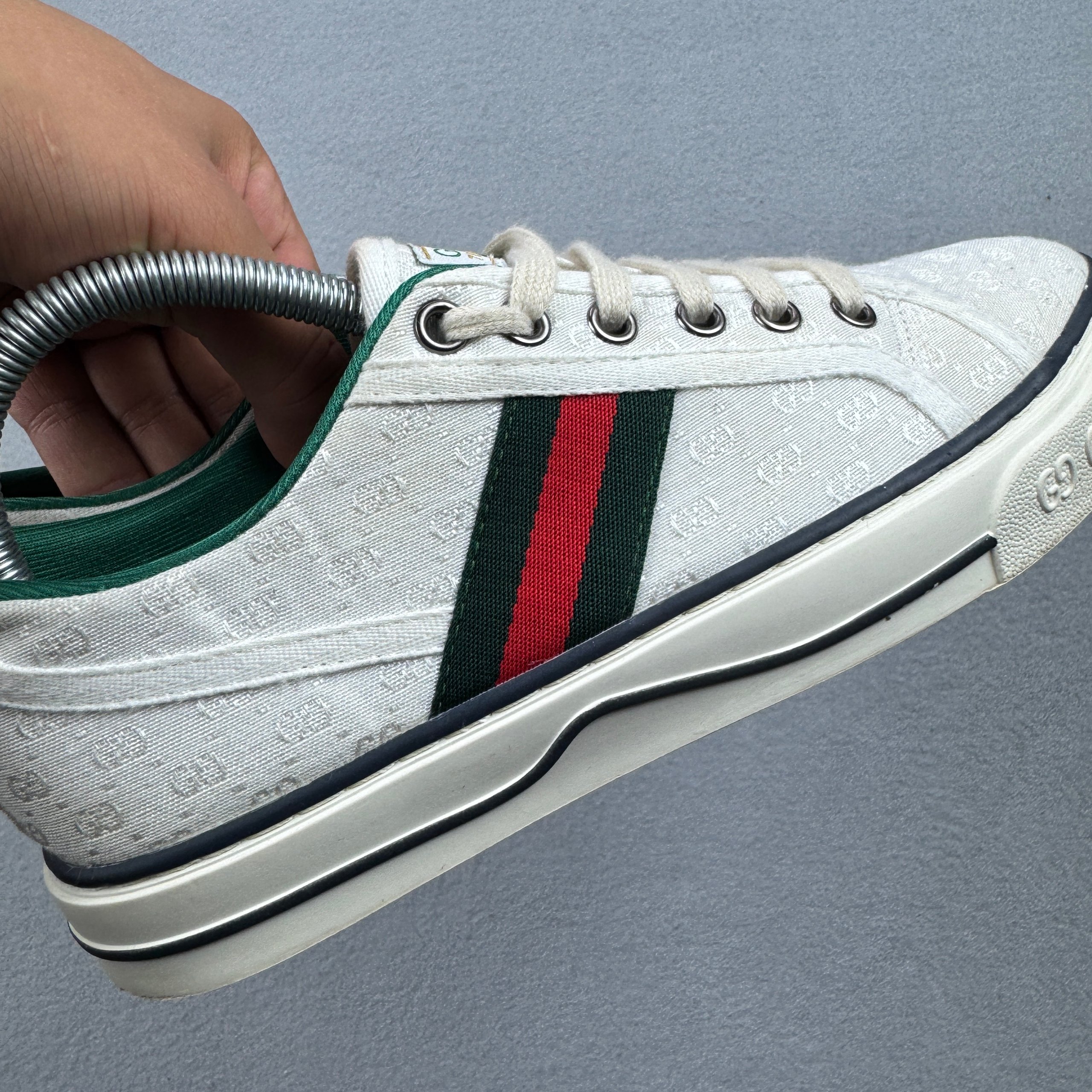 Gucci GG Canvas Tennis 1977 Monogram Sneakers Trainers Size 38 / 24cm image 4