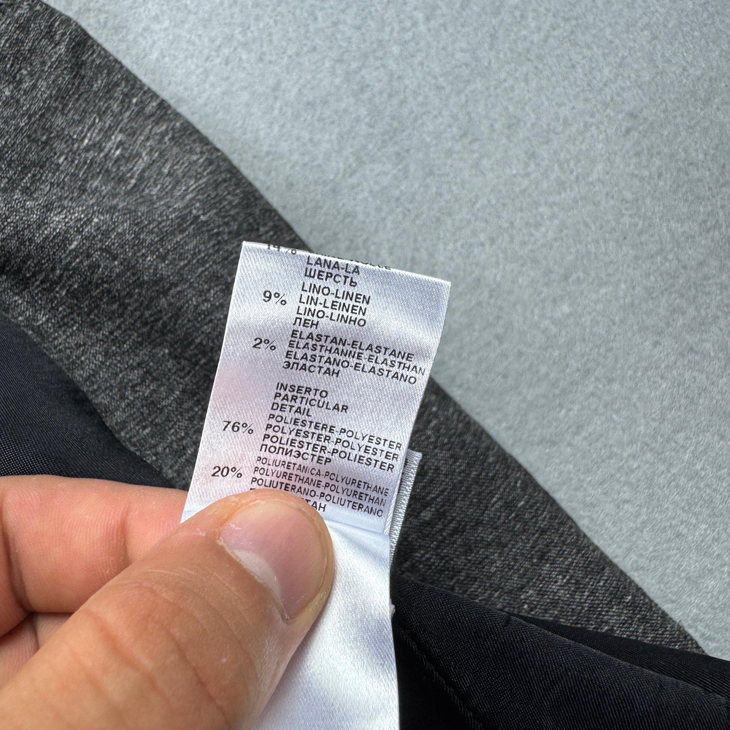 Pinko Grey Blazer with Satin Lapels Women`s Size 36 / M image 10