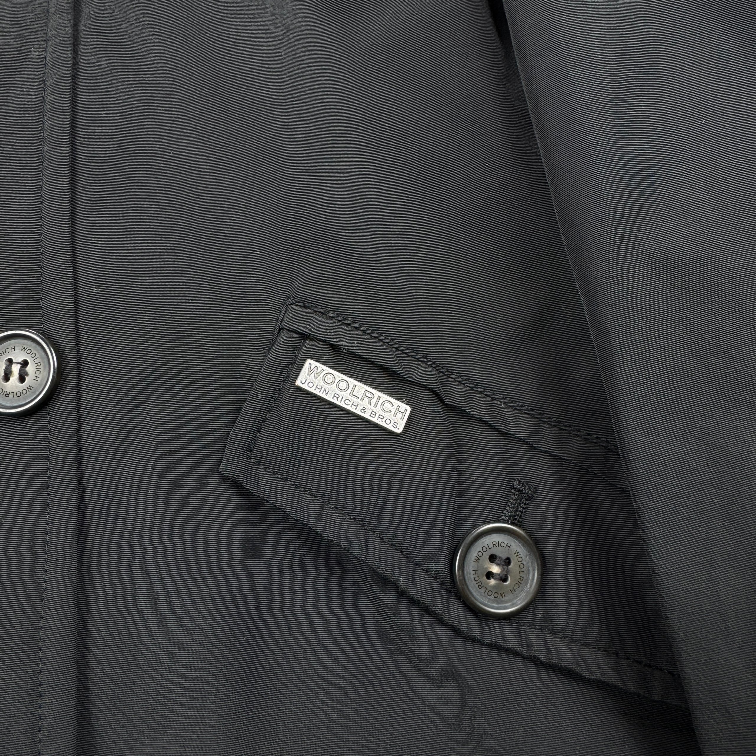 Women`s Woolrich Black Hooded Parka Water Resistant Size XS-S image 5