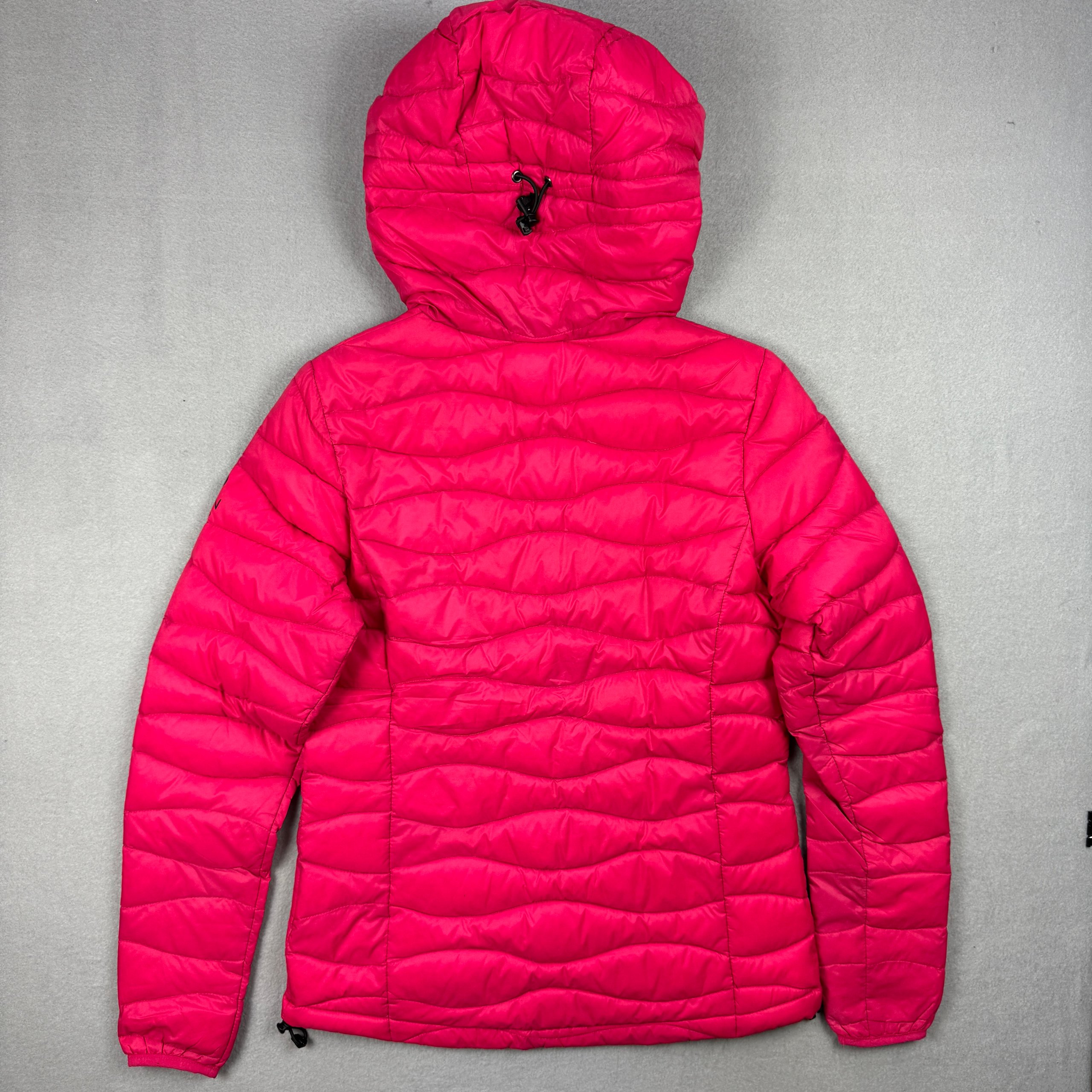 46 Nord Pink Hooded Lightweight Puffer Jacket Women`s Size 36 / S image 3