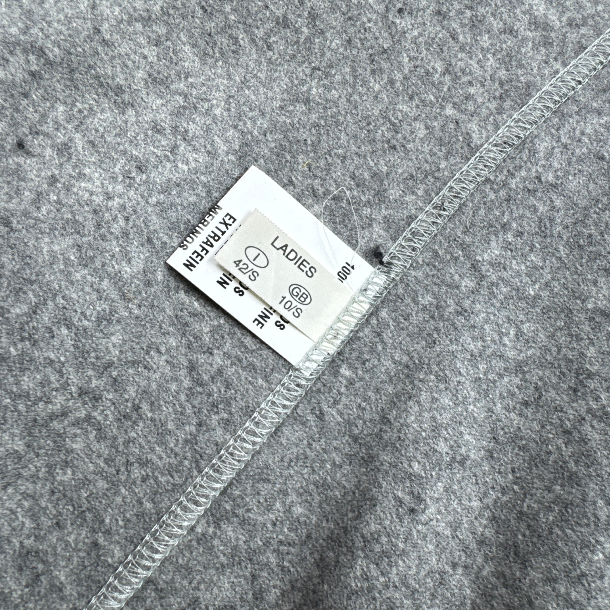 Fabiana Filippi Grey Wool Blend Blazer Three-Button Size S / 42 image 8