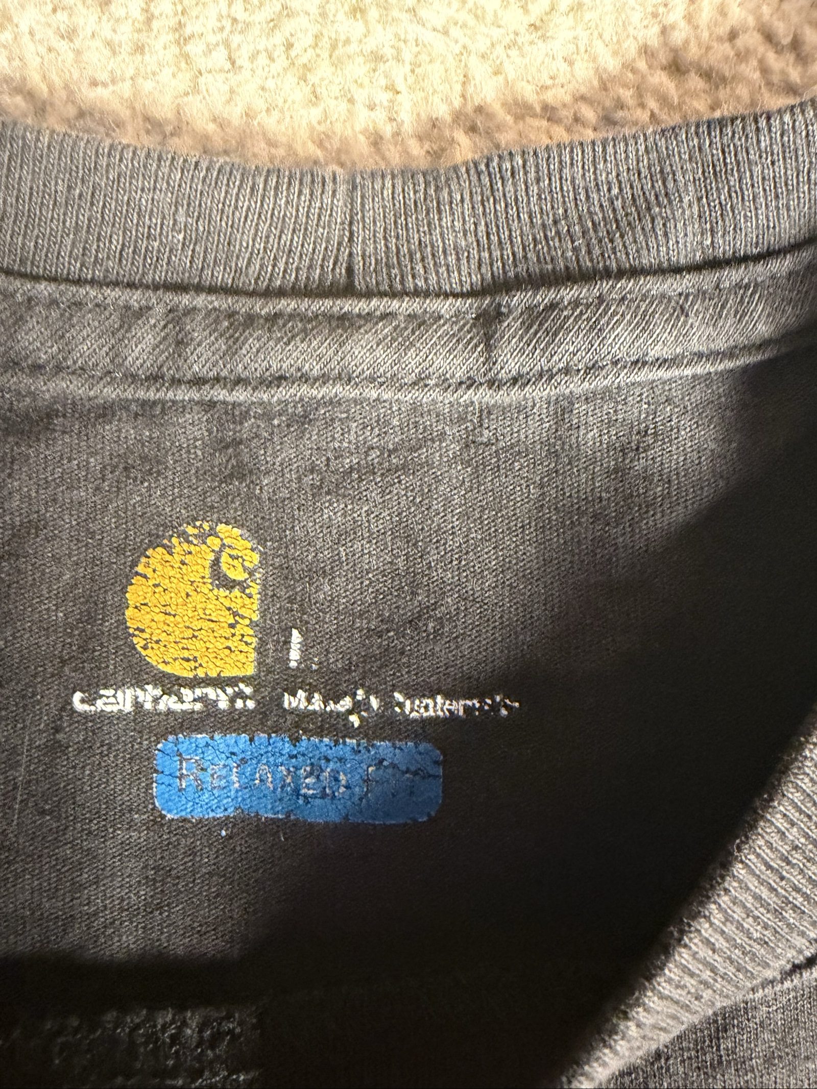 Carhartt Men's Black Cotton Pocket T-Shirt Large image 3