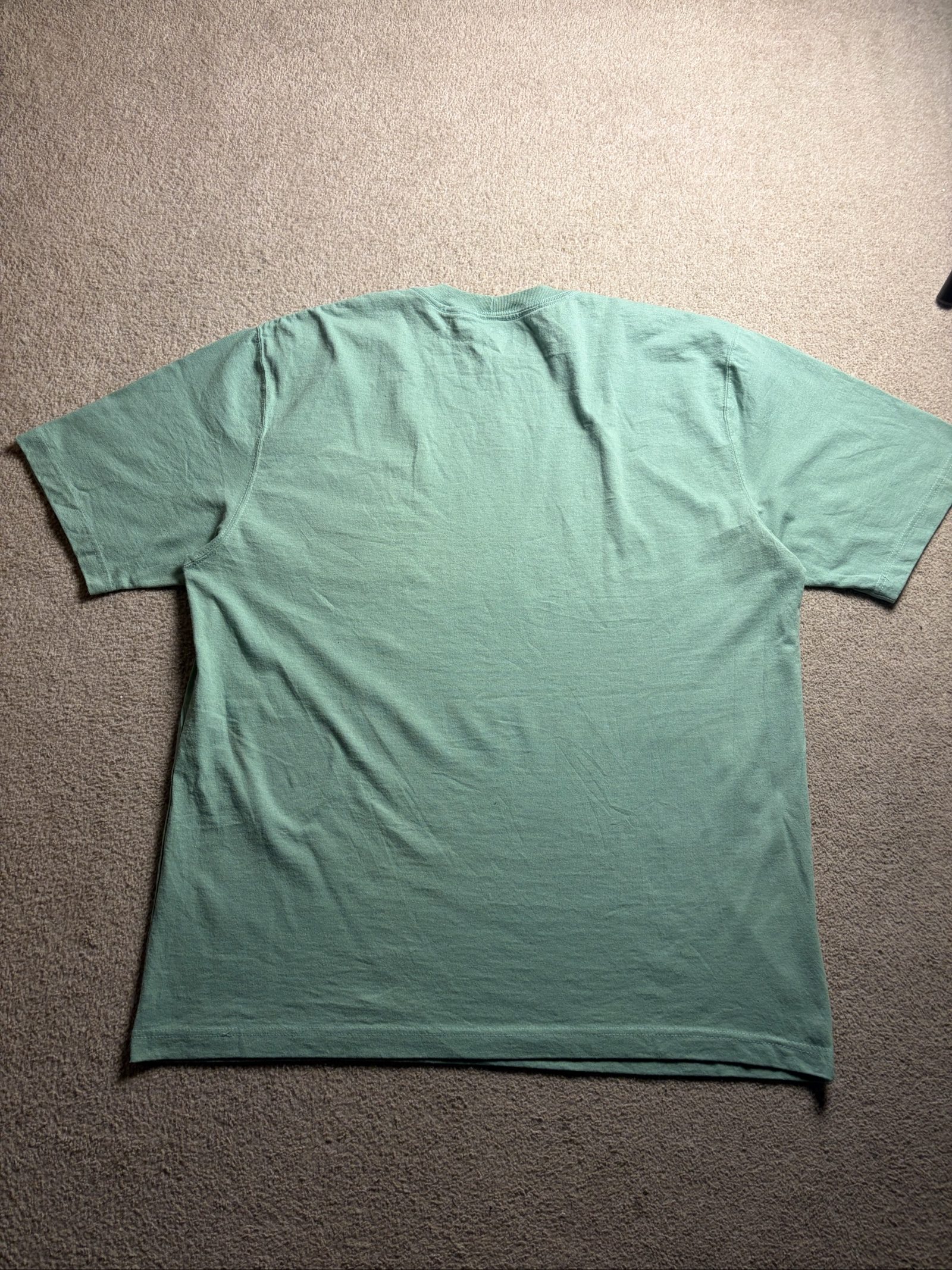 Carhartt Green Loose Fit Pocket T-Shirt Large 60% Cotton Polyester image 6