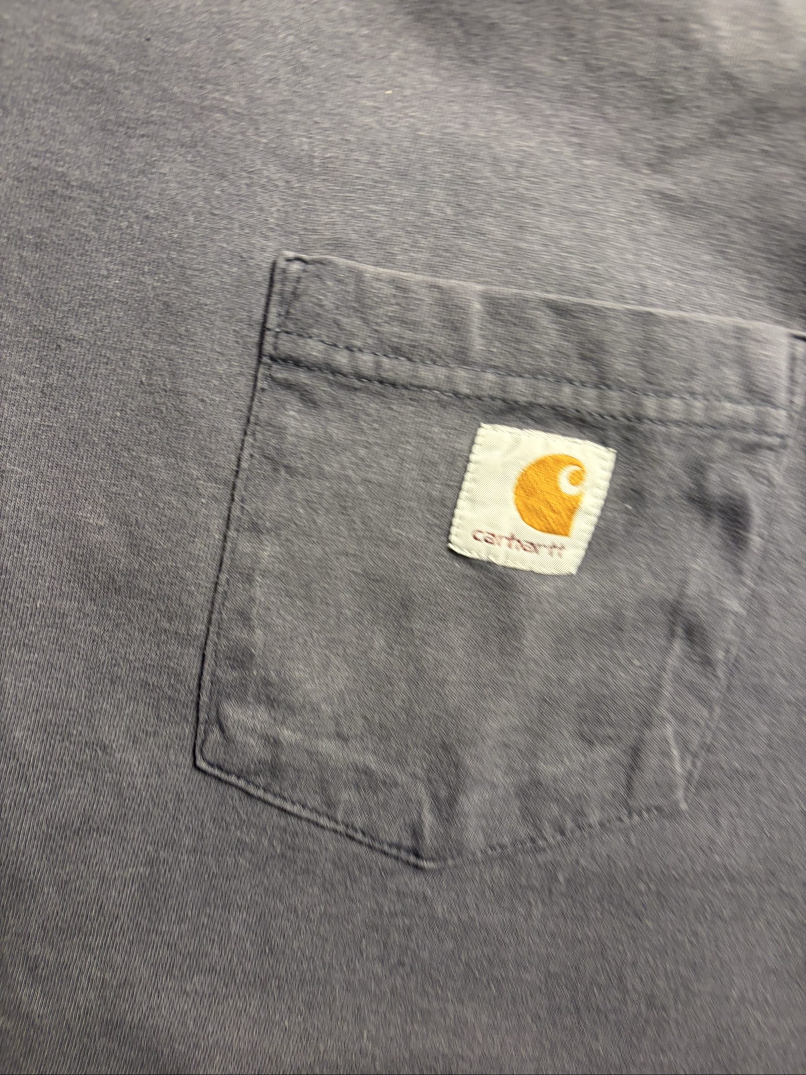 Carhartt Men's Grey Cotton Pocket T-Shirt Medium image 2
