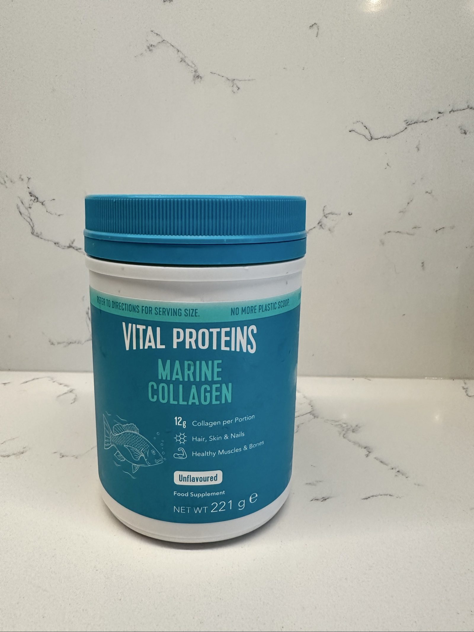 New sealed Vital Proteins Marine Collagen Unflavoured Supplement 221g image 2
