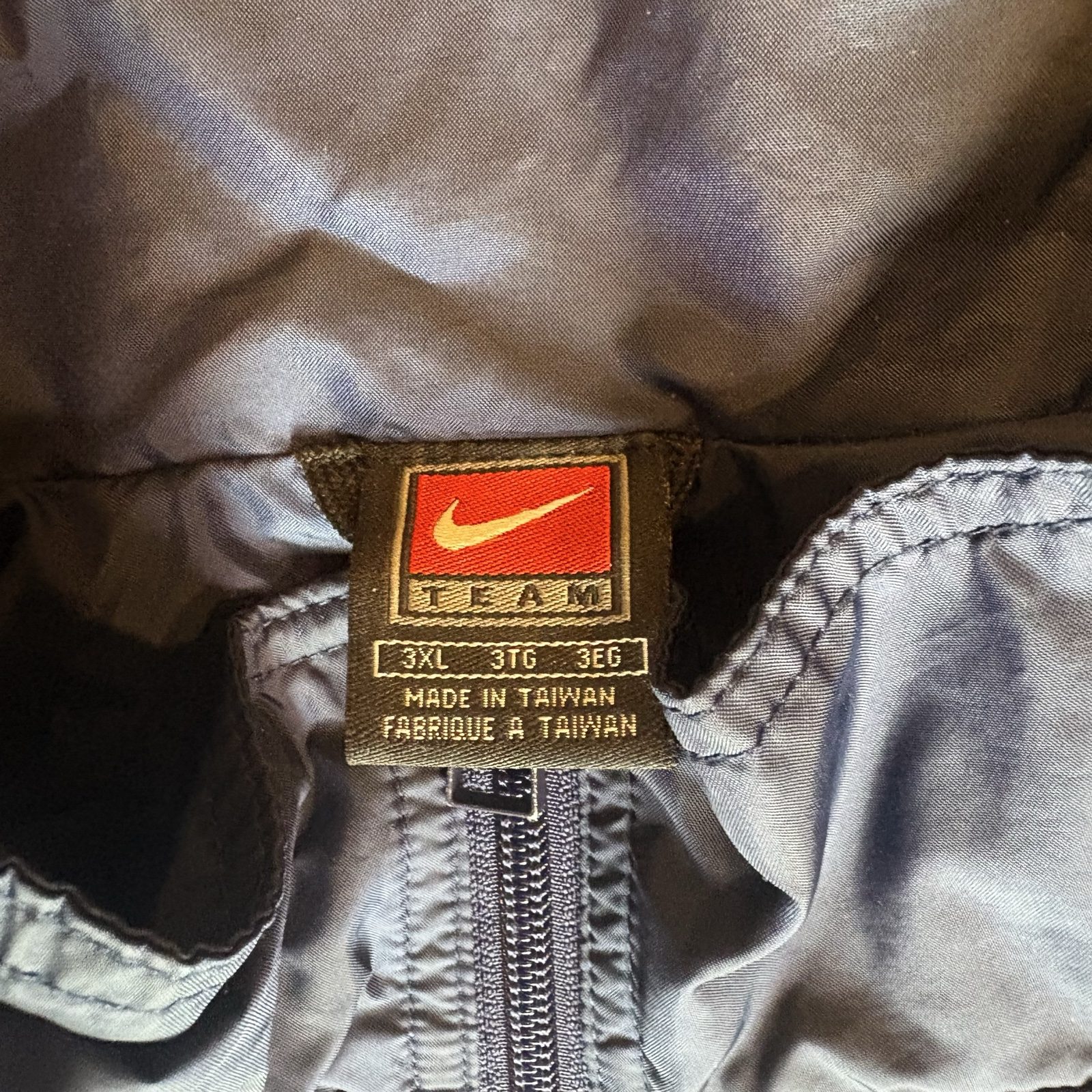 Nike Navy WWU Basketball Windbreaker Jacket 3XL image 3