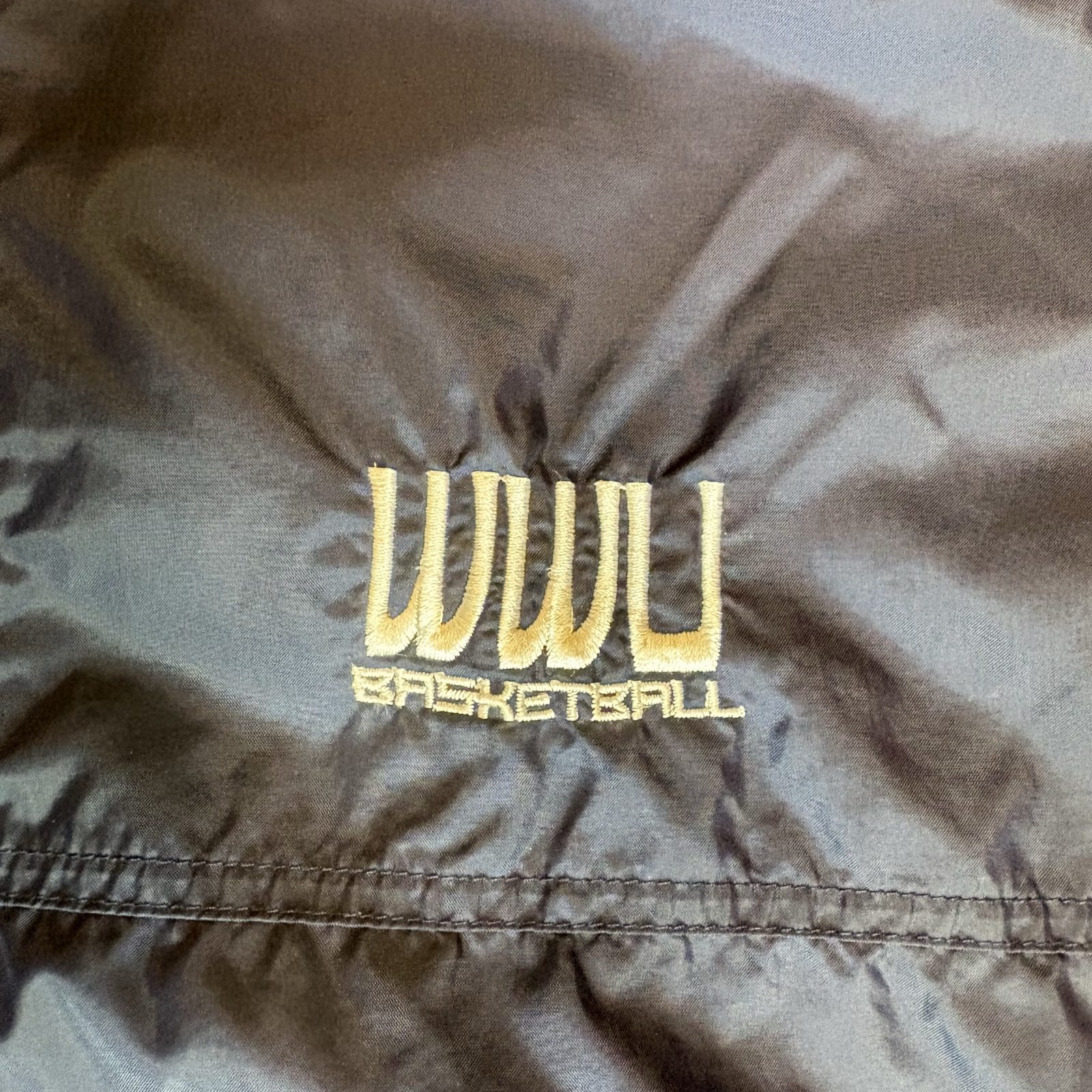 Nike Navy WWU Basketball Windbreaker Jacket 3XL image 5