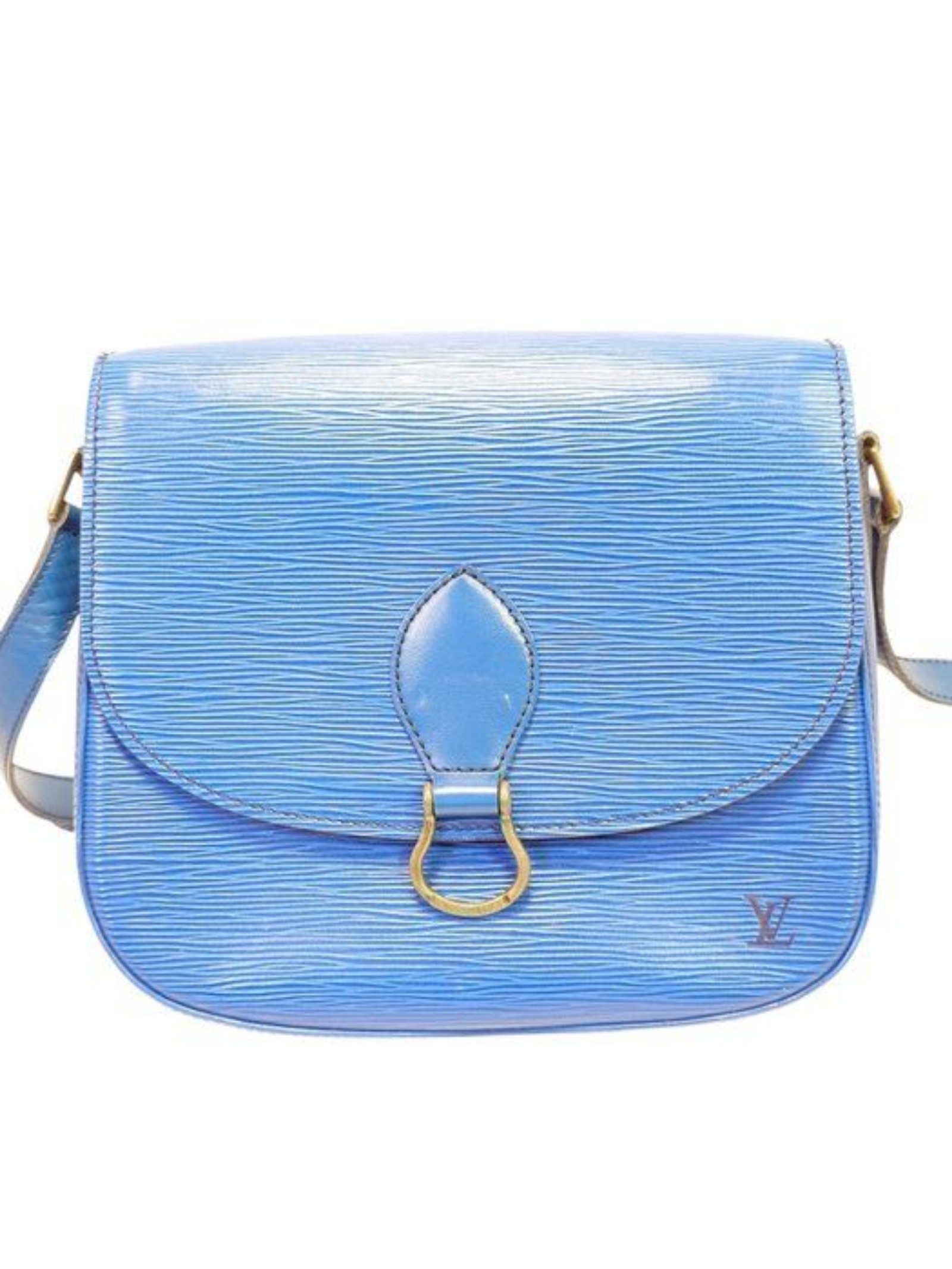 Louis Vuitton Blue Epi Leather Crossbody Bag